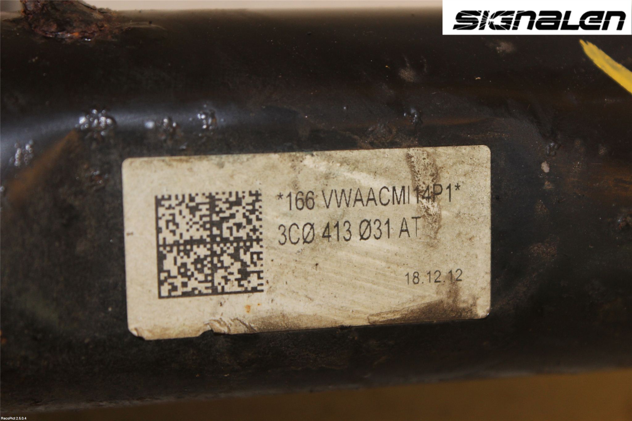 Skoda SUPERB 09-15 Fjäderben Fram Höger