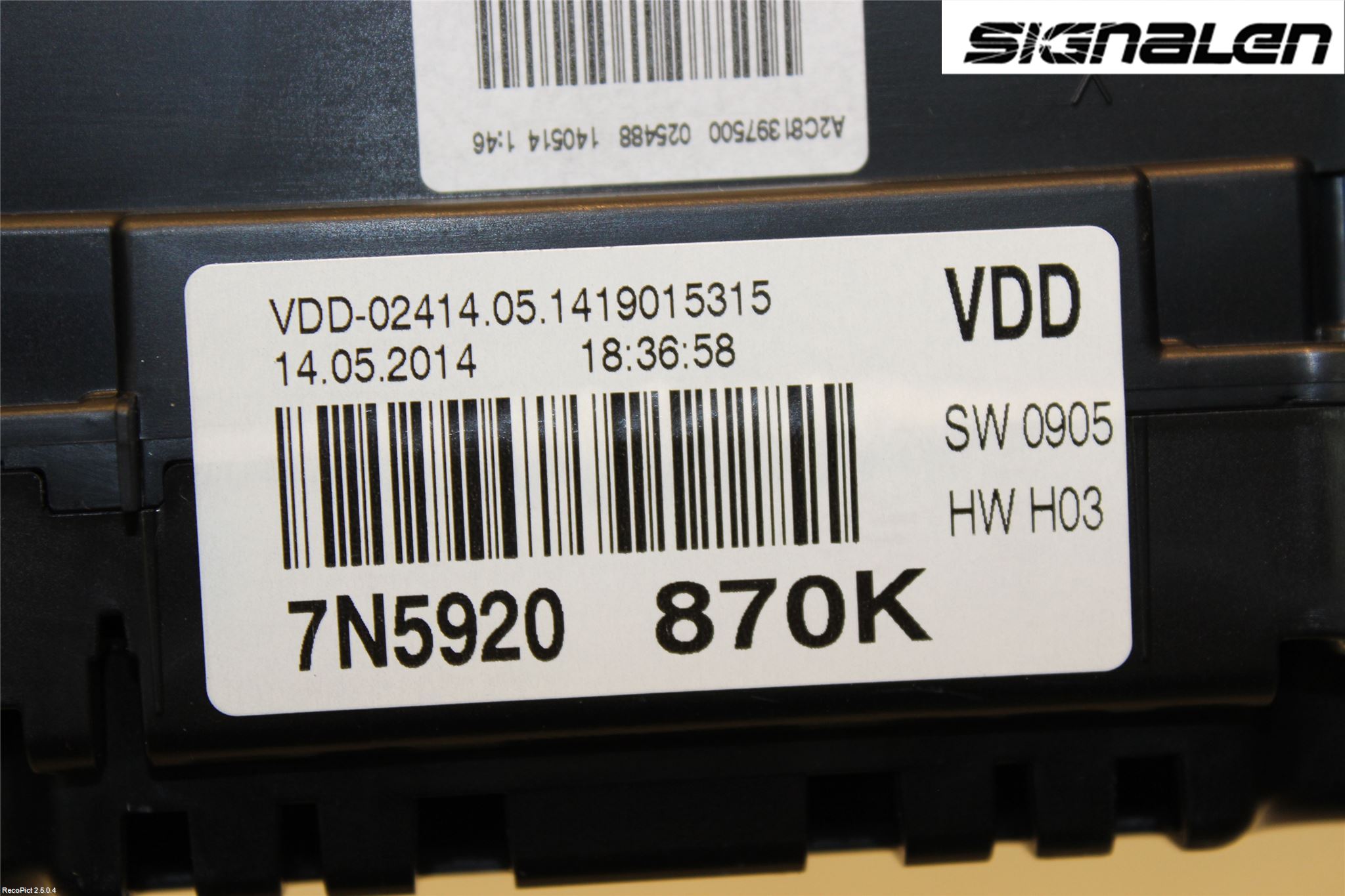 Seat ALHAMBRA 11- Instrument Komb