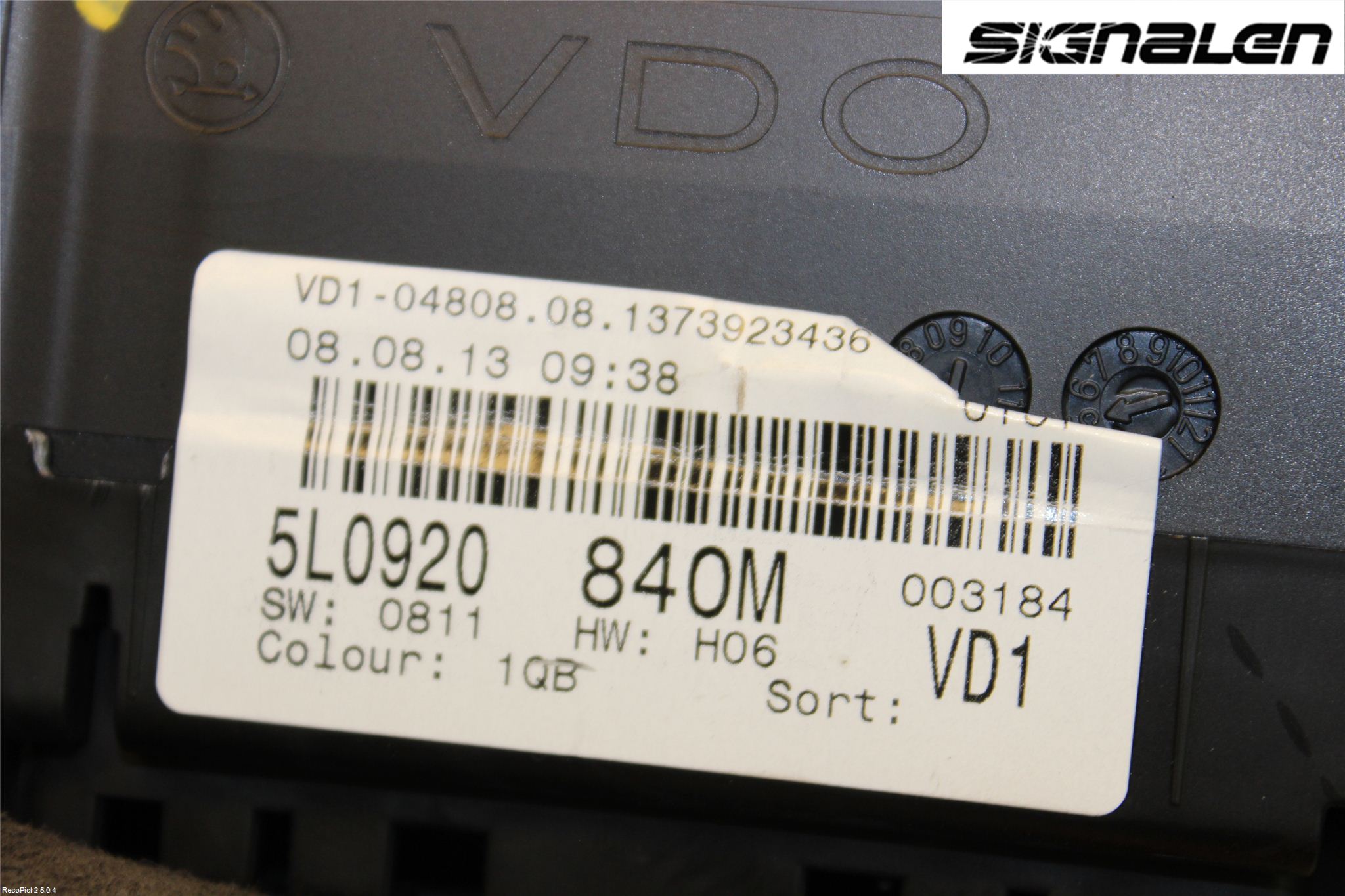 Skoda YETI Instrument Komb