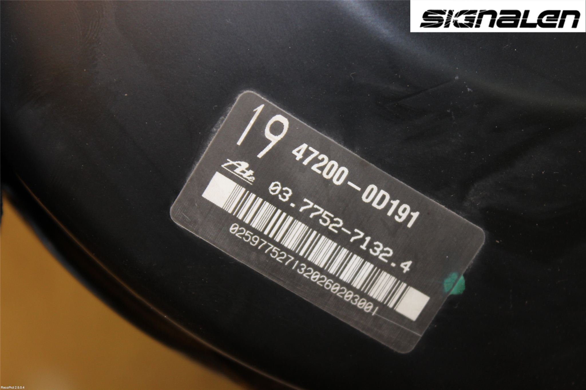 Toyota YARIS XP90 06-11 Bromsservo