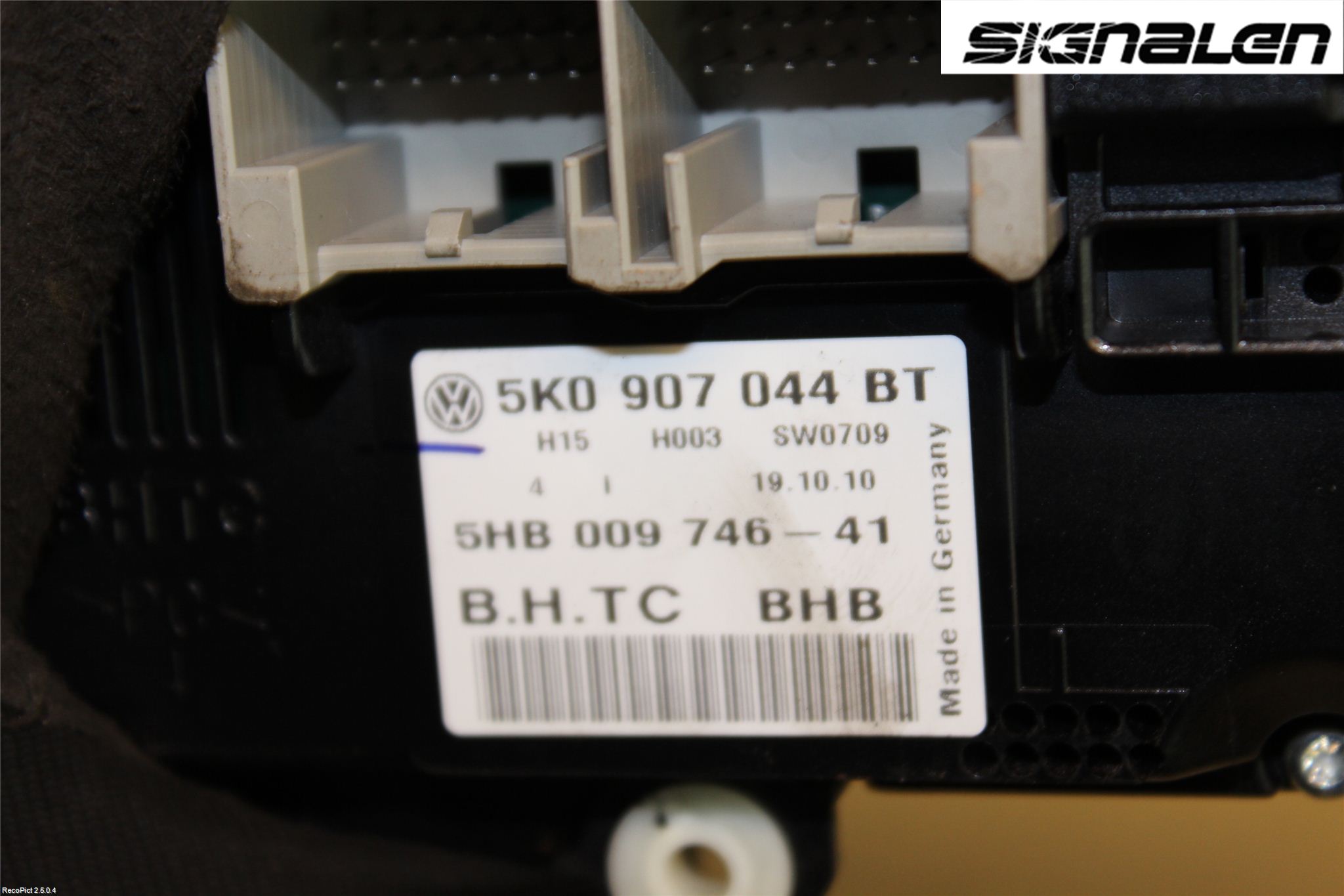 Volkswagen VW GOLF VI 09-13 Ac Styrenhet Ac Manöveren