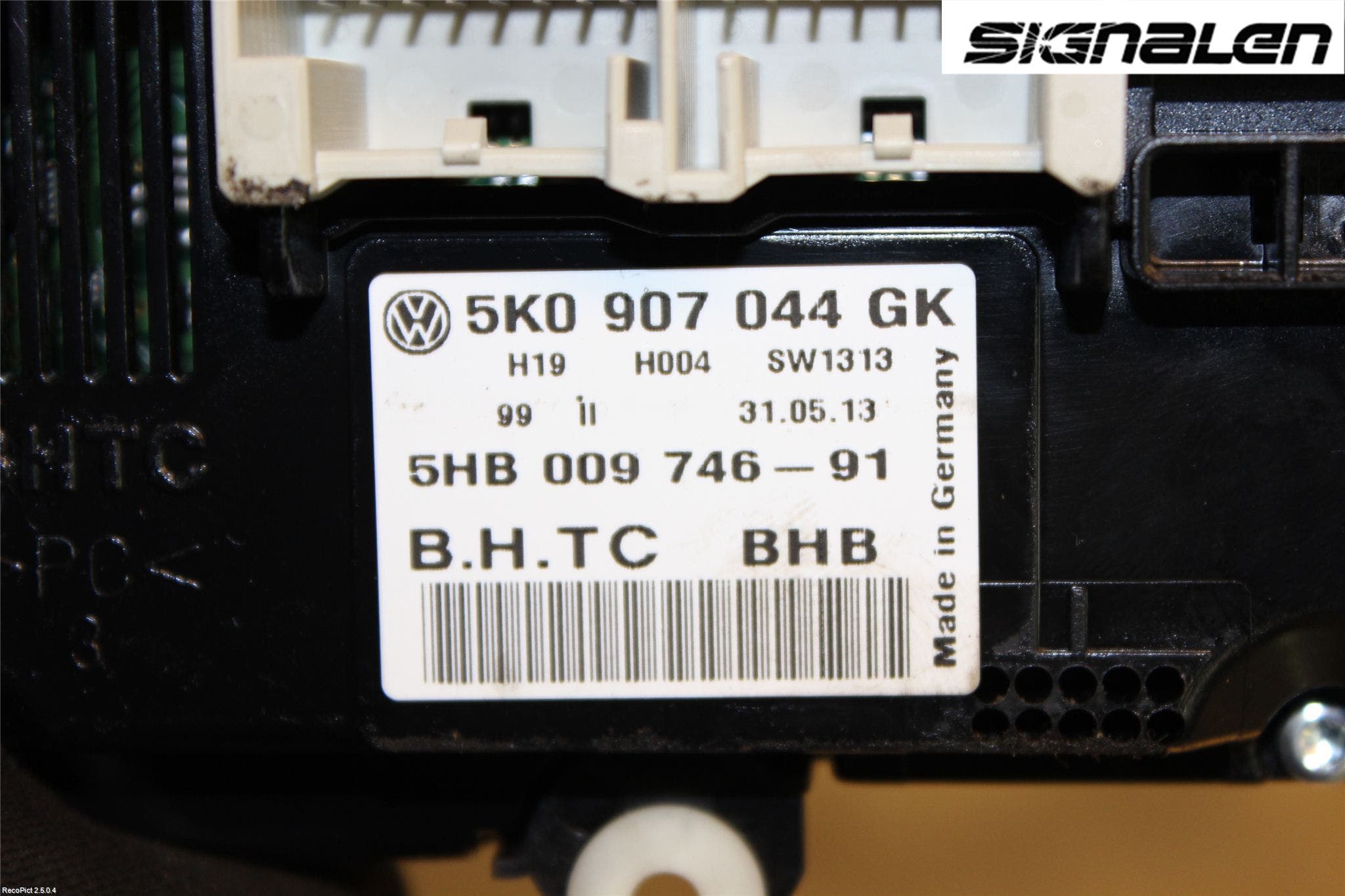 Volkswagen VW TIGUAN 07-16 Ac Styrenhet Ac Manöveren