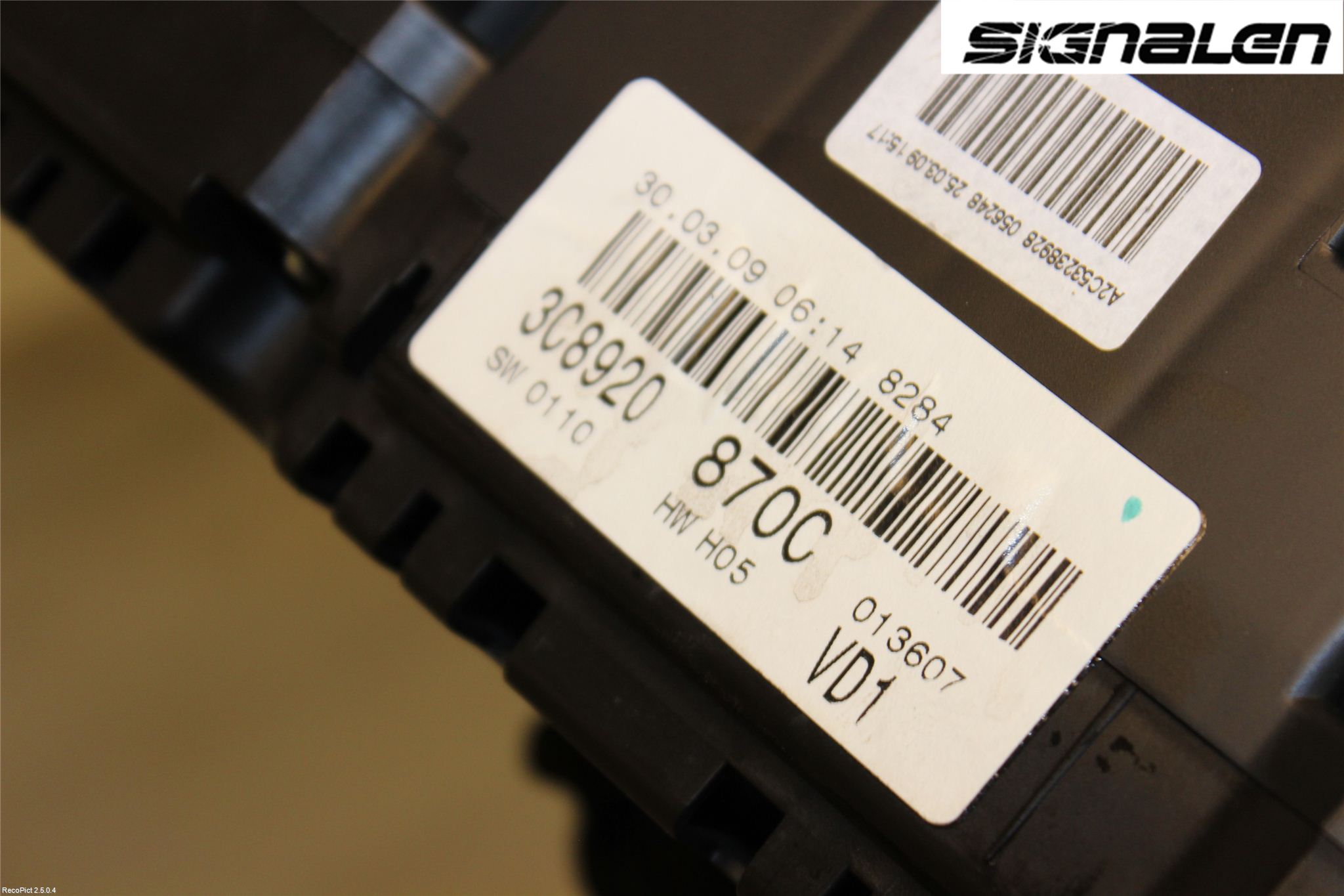 Volkswagen VW PASSAT CC 08-16 Instrument Komb