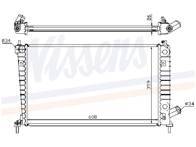 Saab 9-5     06-10 Kylare Man