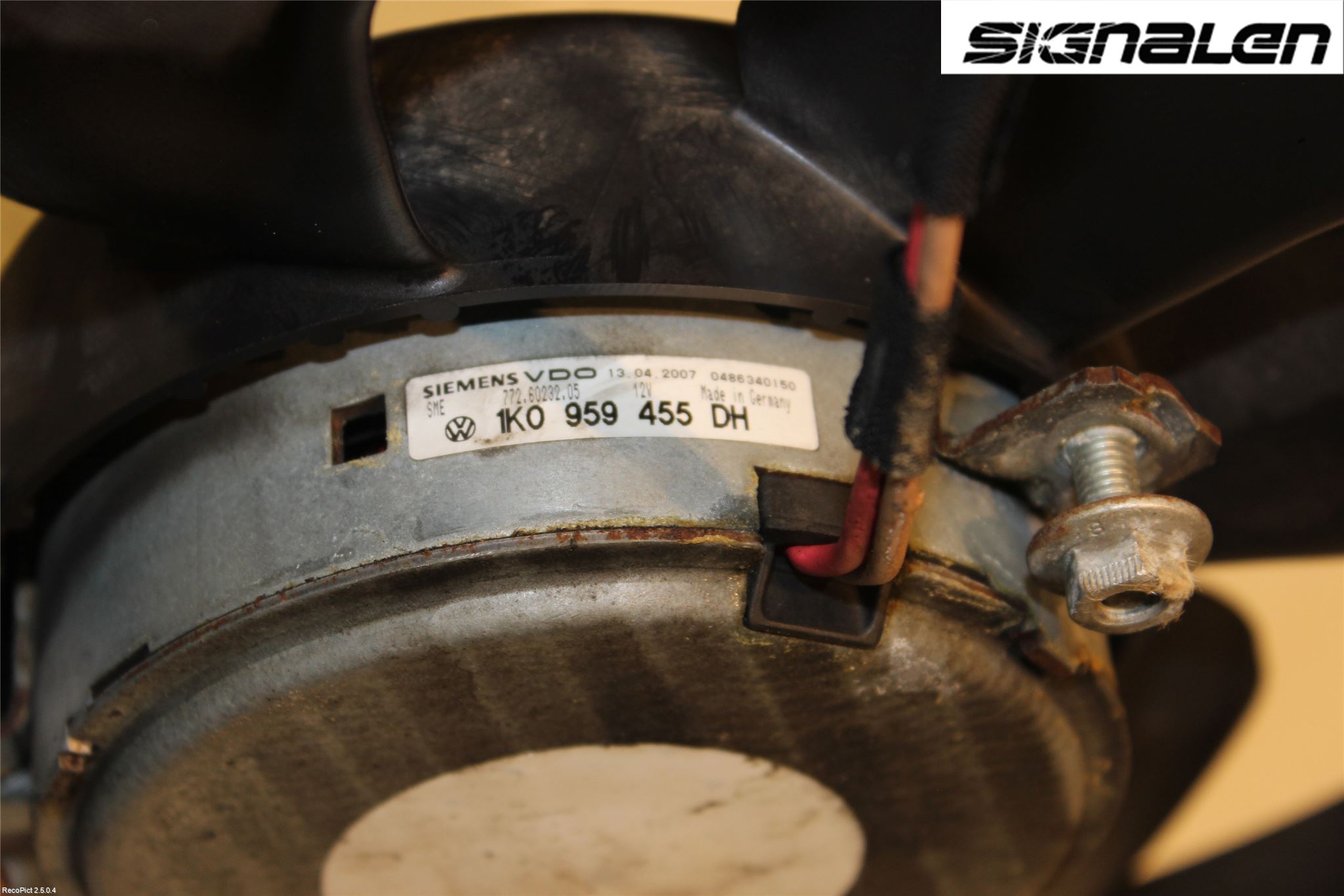 Volkswagen VW PASSAT 05-11 Kylfläkt El