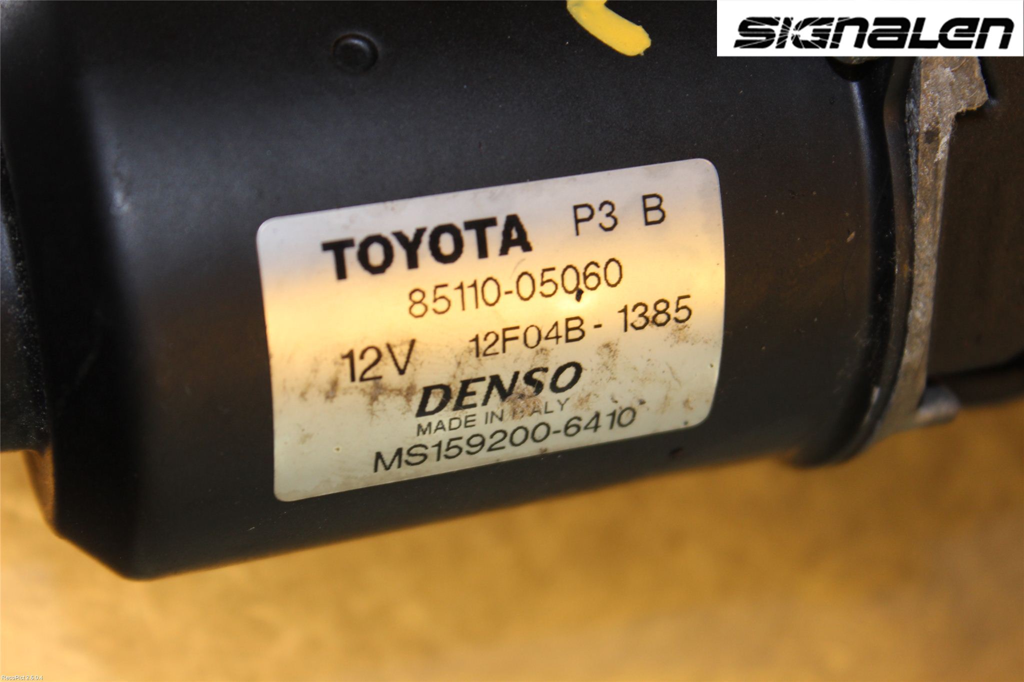 Toyota AVENSIS 03-06 Torkarmotor Vindruta
