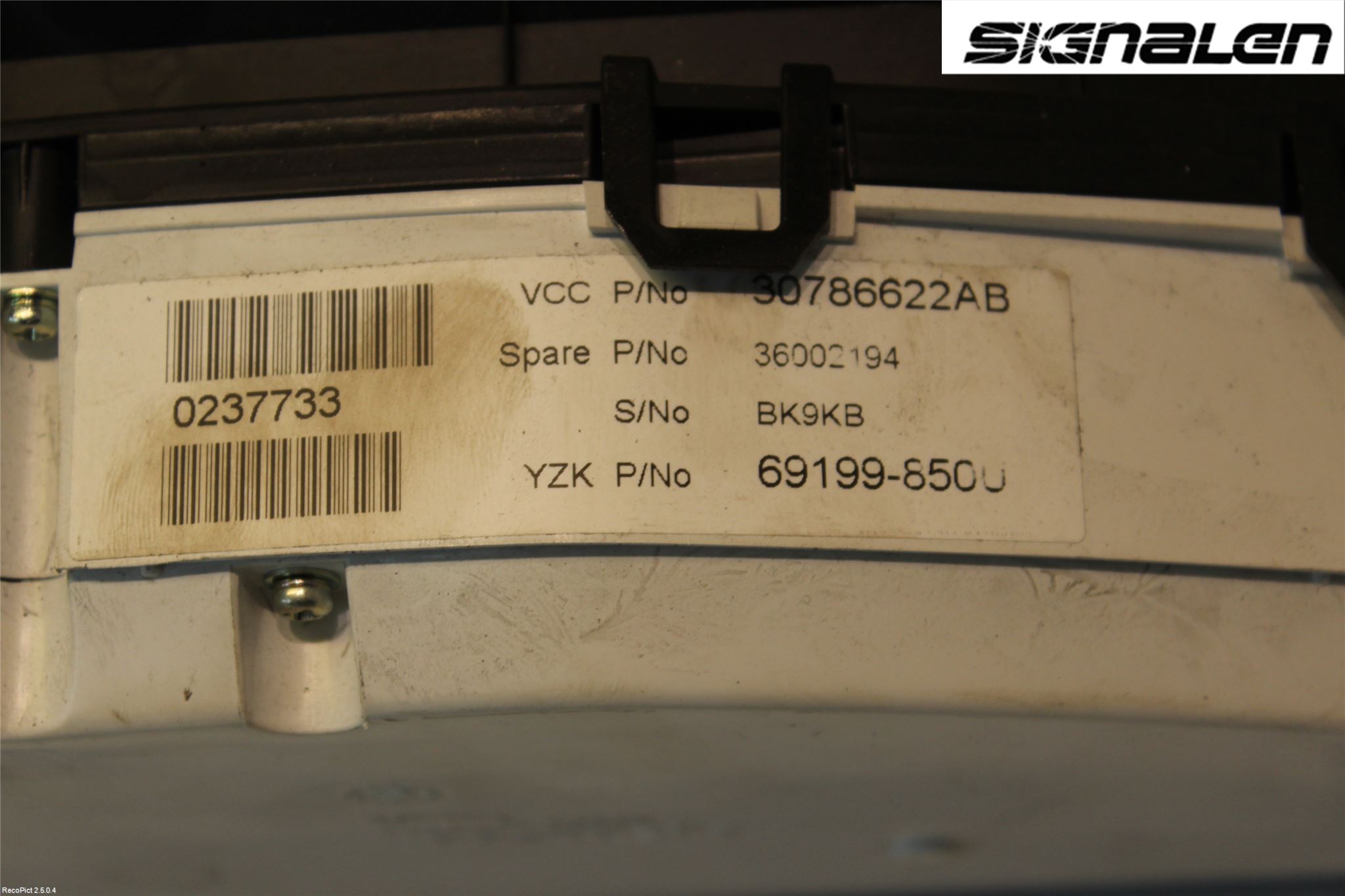 Volvo V70 08-13 Instrument Komb