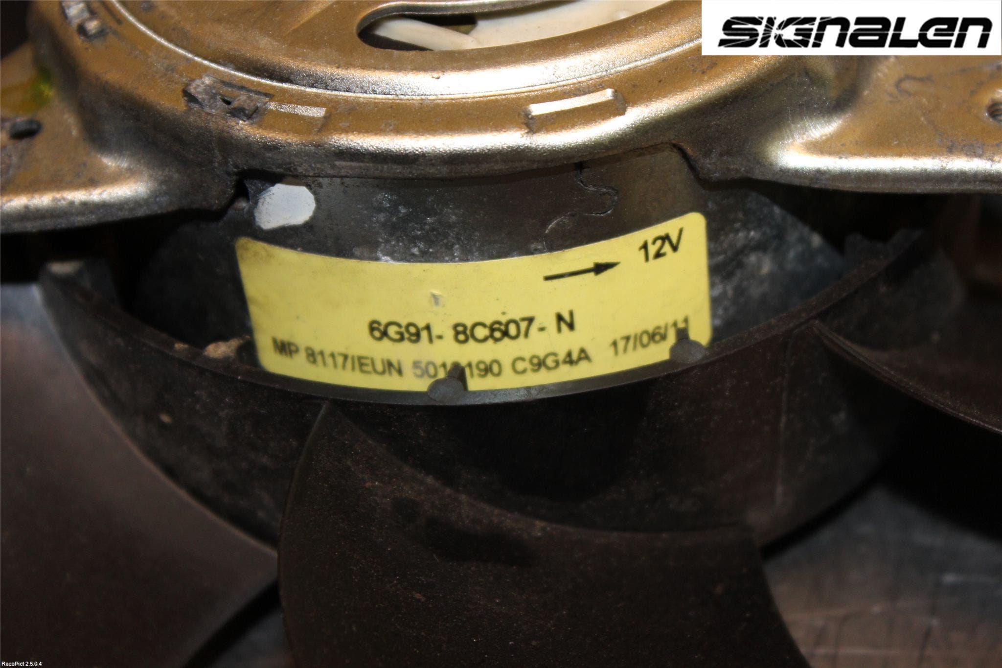 Volvo XC70 08-13 Kylfläkt El