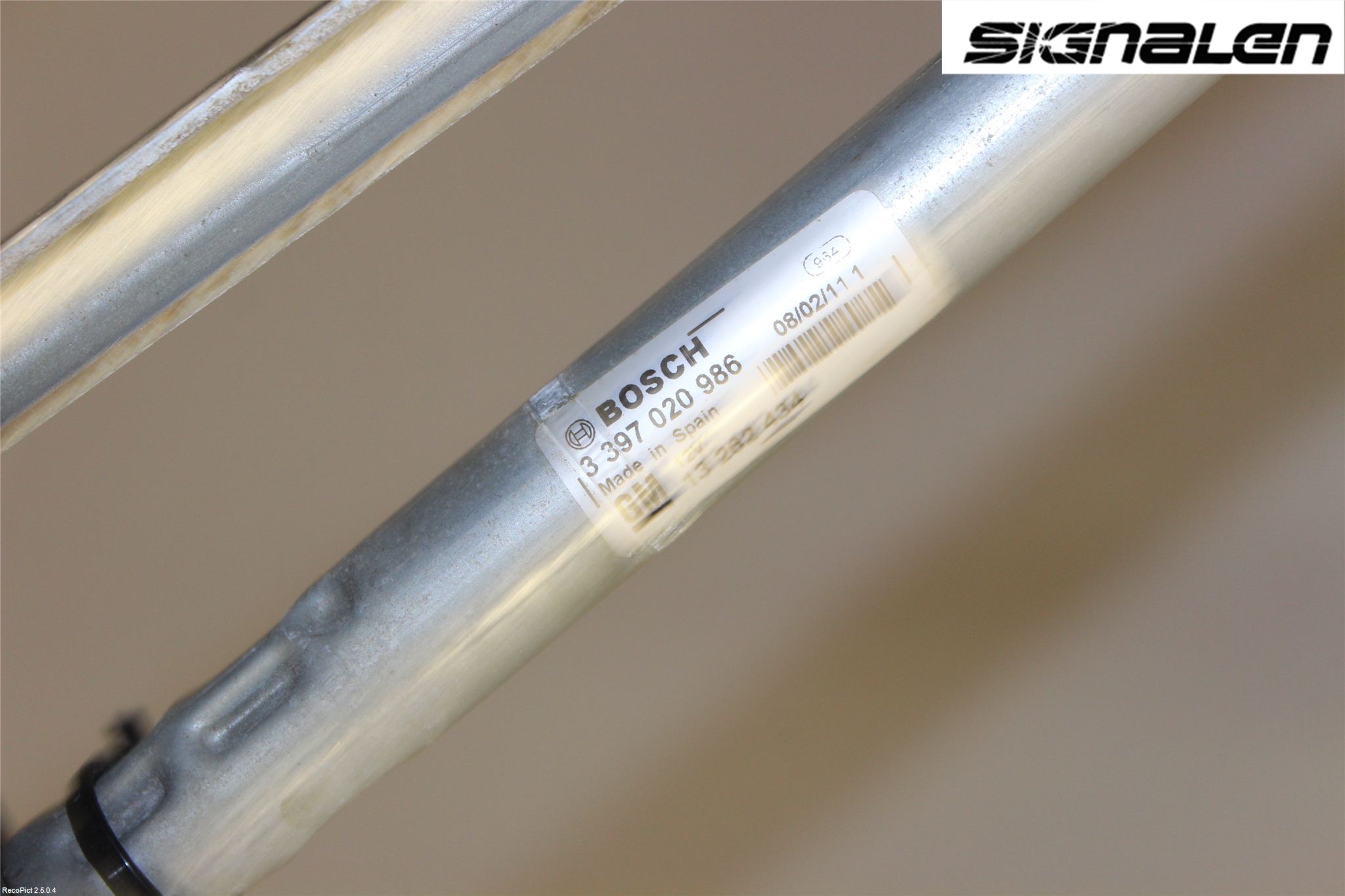 Opel ASTRA J 10-15 Torkarmekanism Vindruta