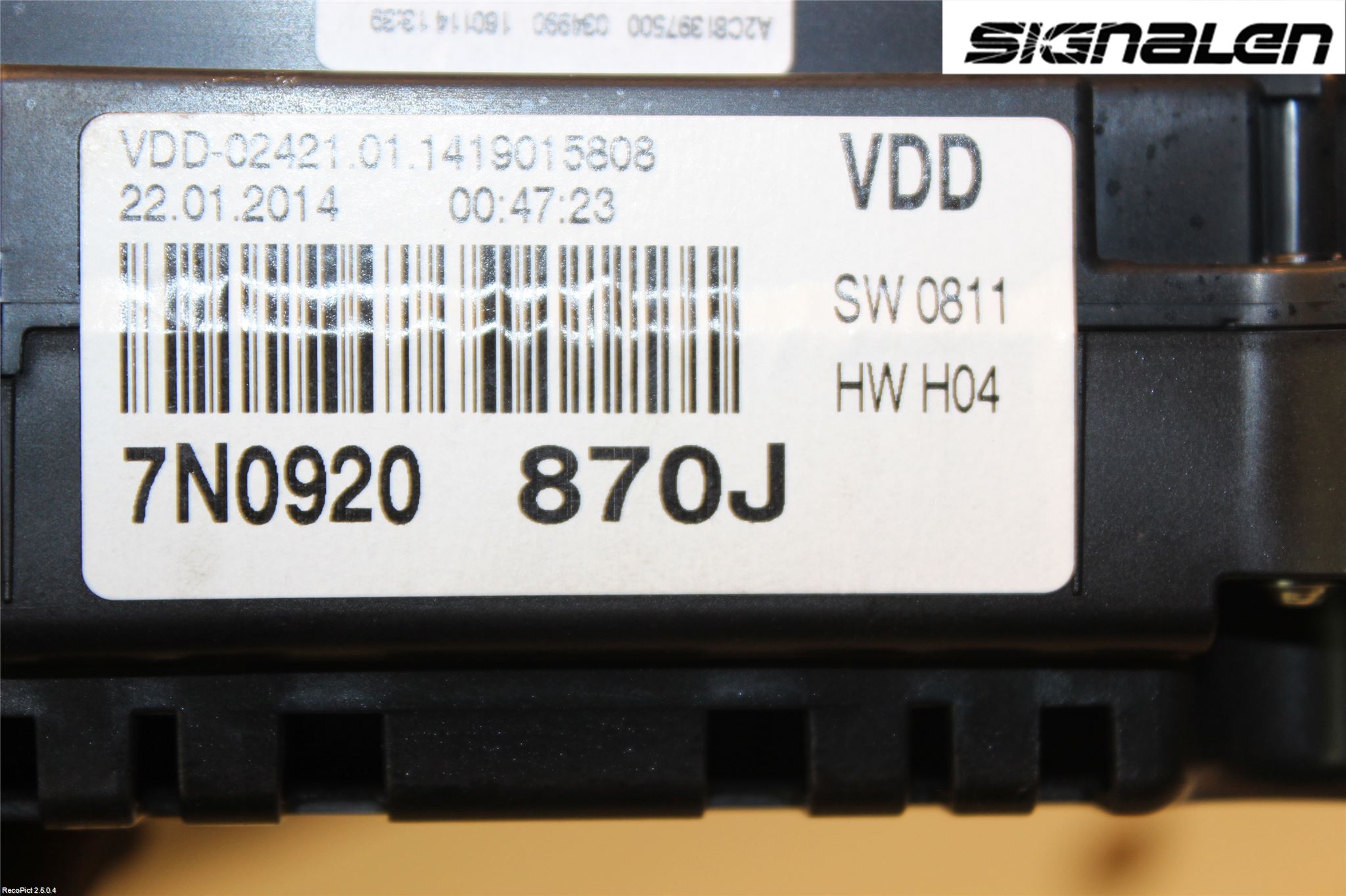 Volkswagen VW SHARAN 11- Instrument Komb