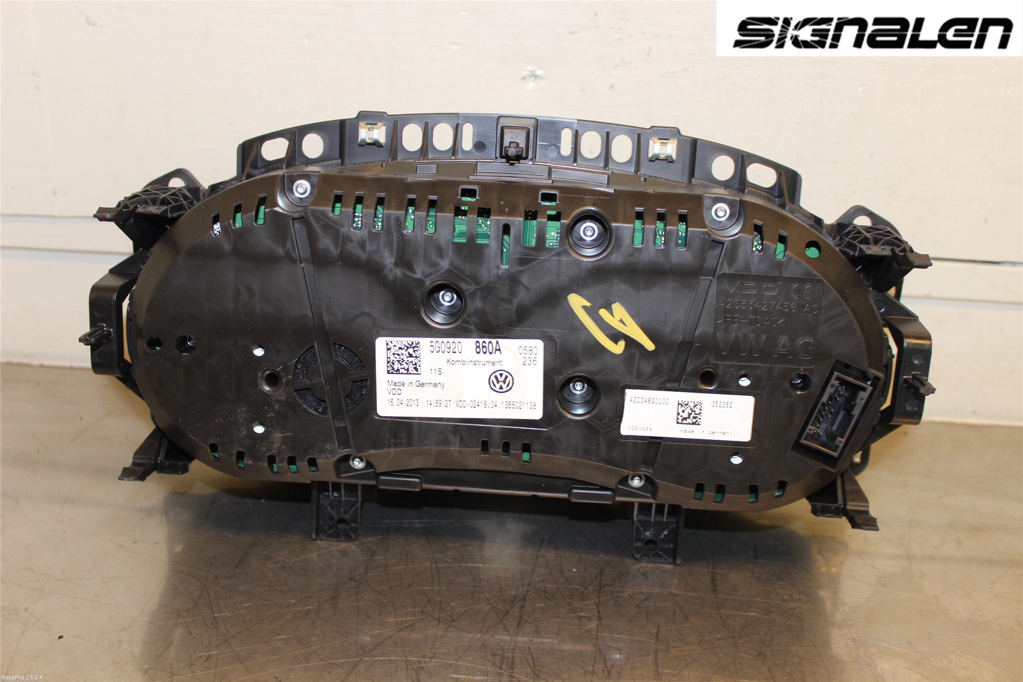 Volkswagen VW GOLF / E-GOLF VII 13-20 Instrument Komb