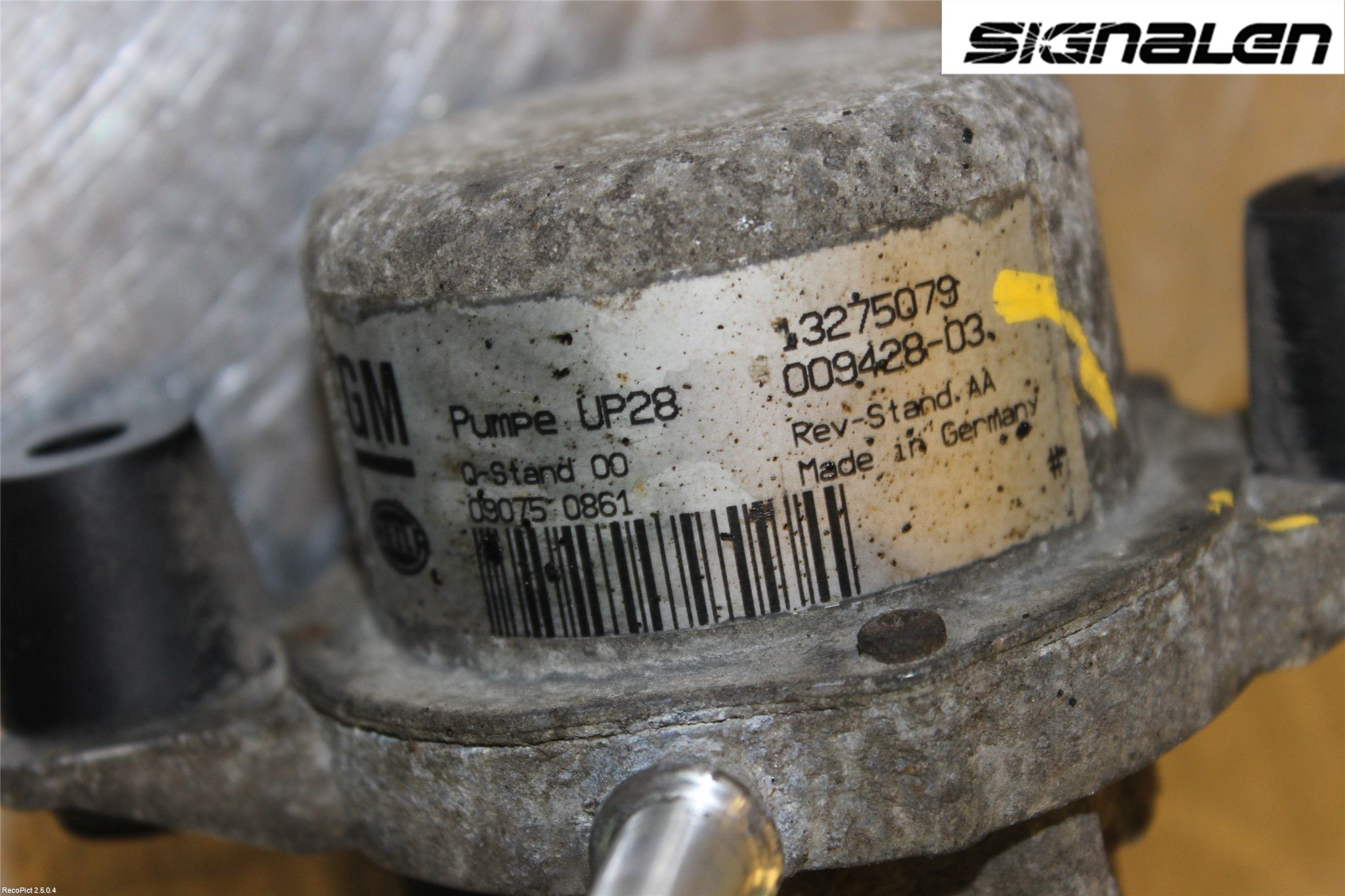 Opel INSIGNIA 09-16 Vakuumpump