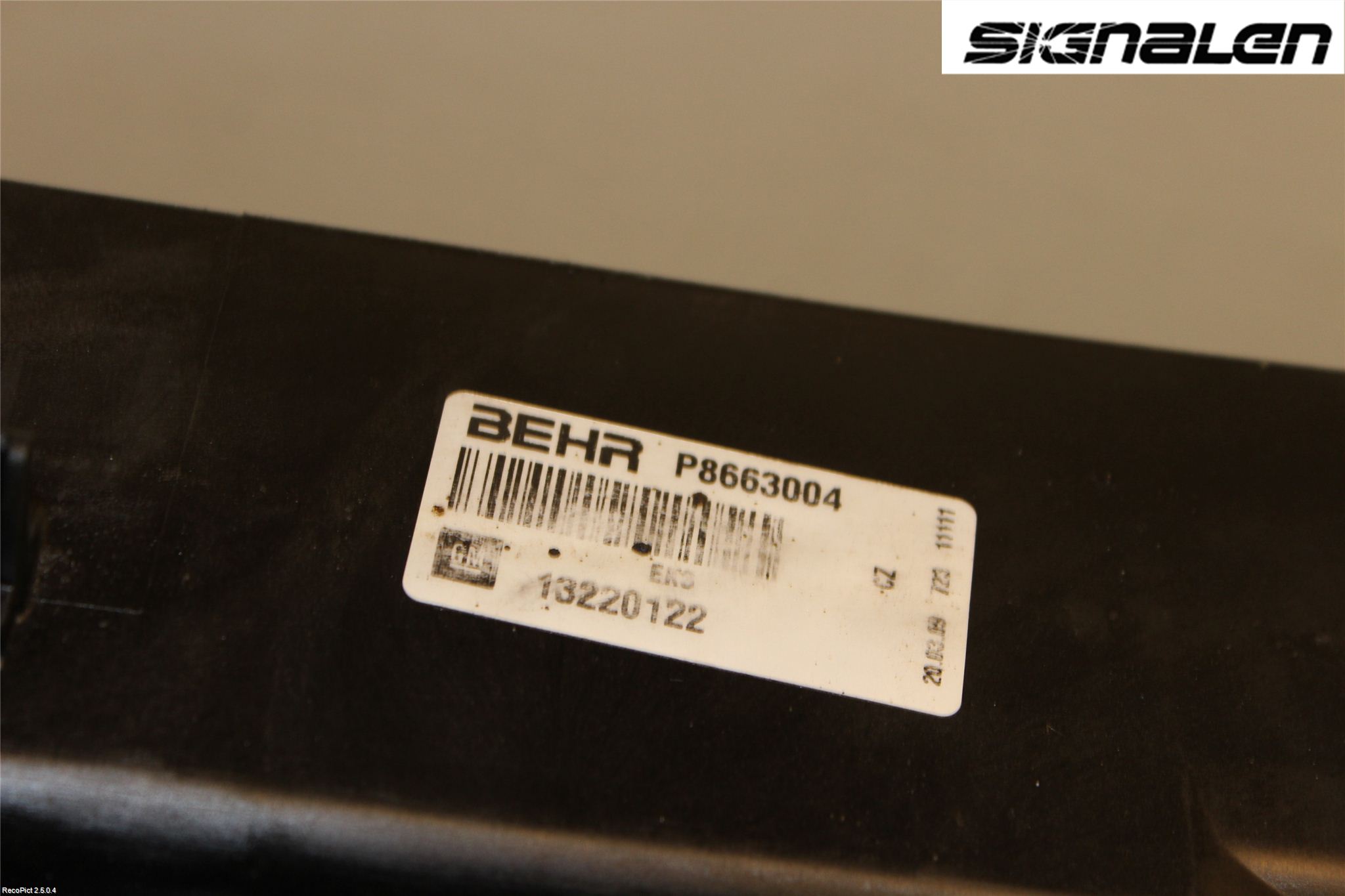 Opel INSIGNIA 09-16 Kylfläkt El