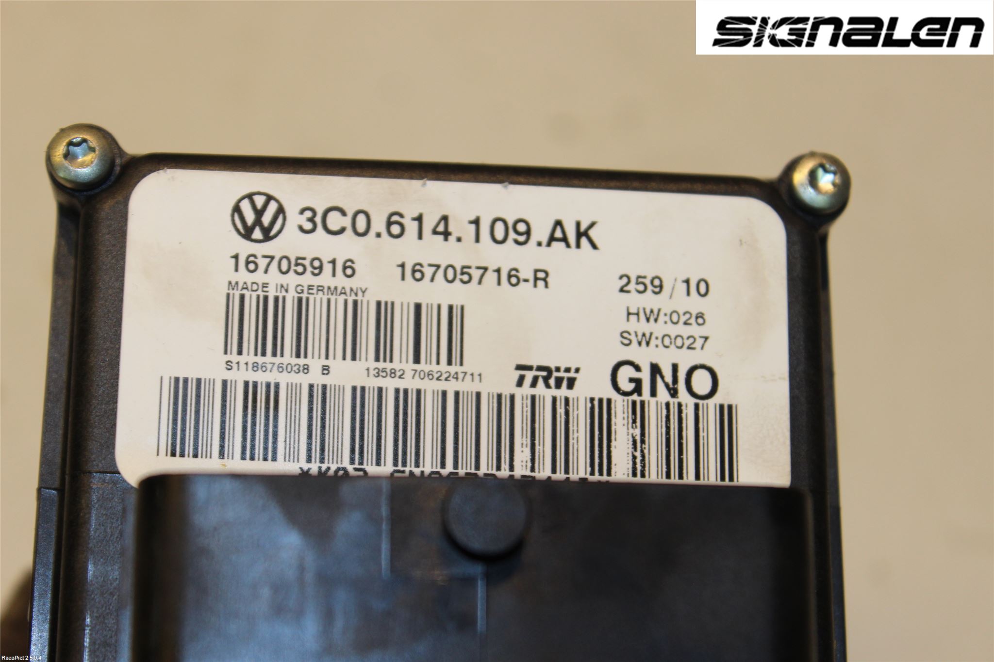 Volkswagen VW PASSAT 05-11 Abs Hydraulaggregat