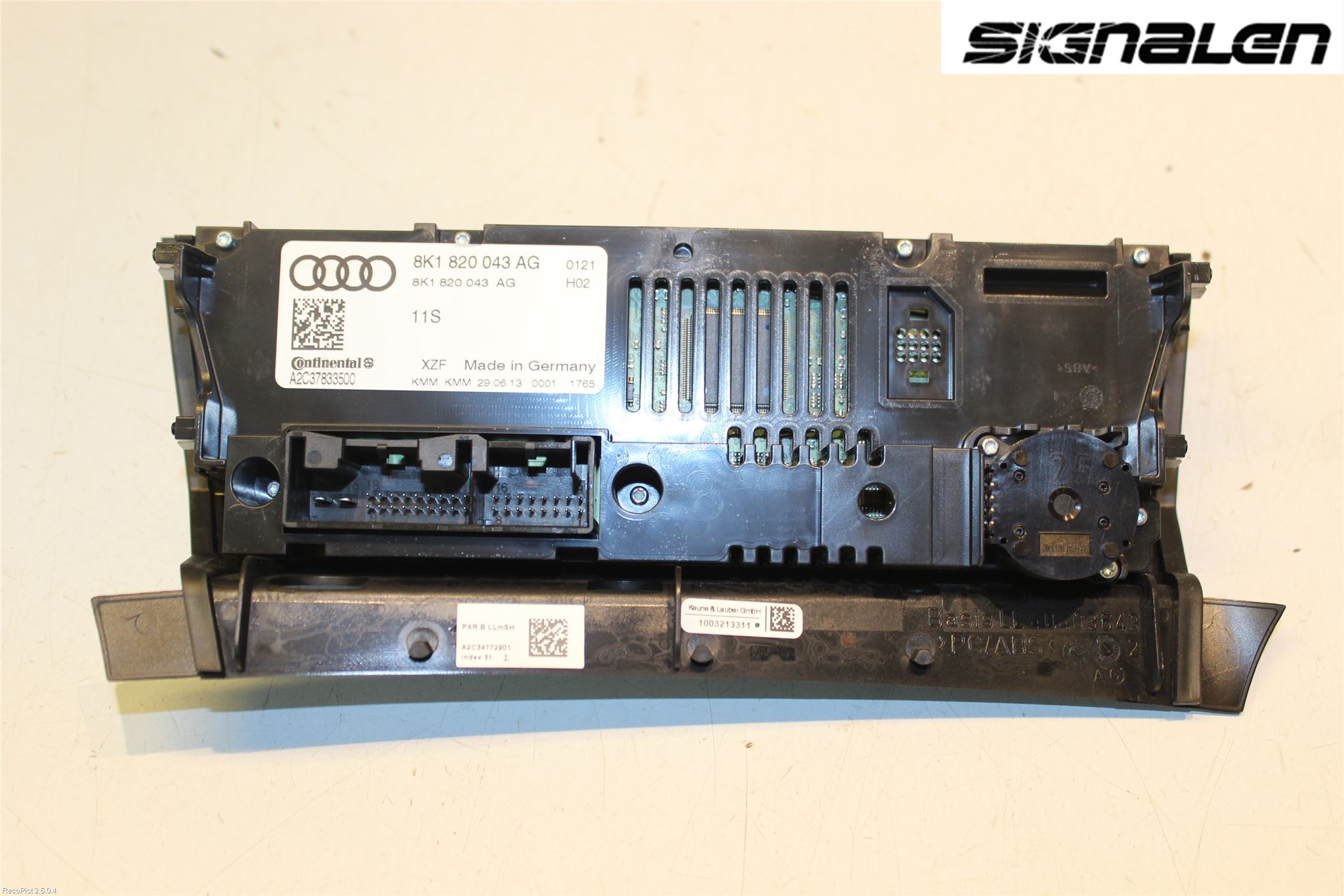 Audi Q5 09-16 Ac Styrenhet Ac Manöveren