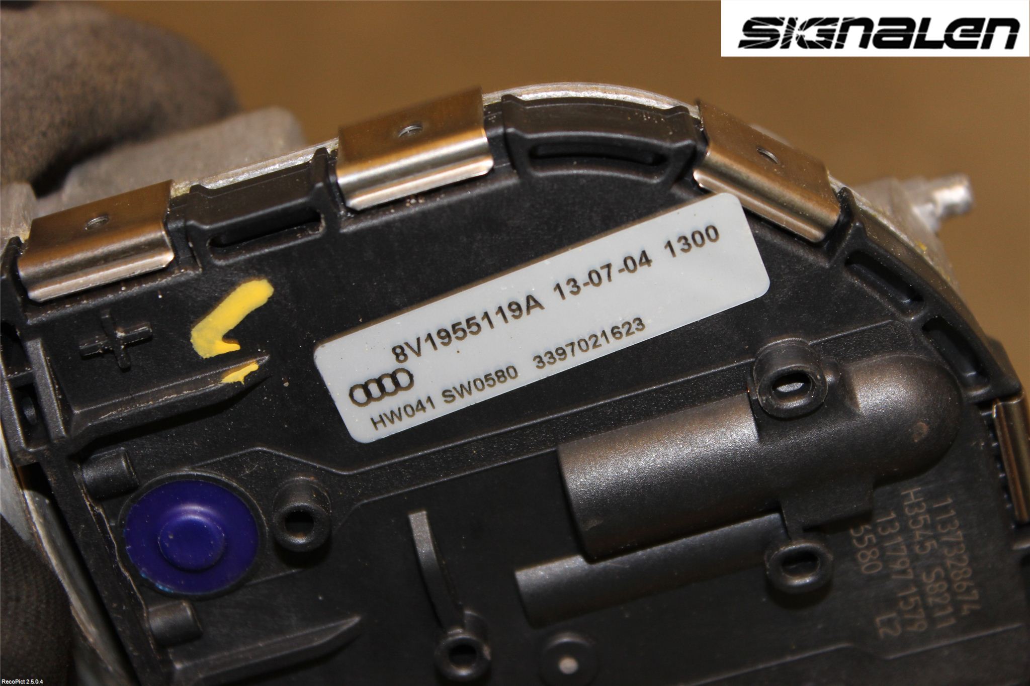 Audi A3/S3 8V 13-20 Torkarmotor Vindruta