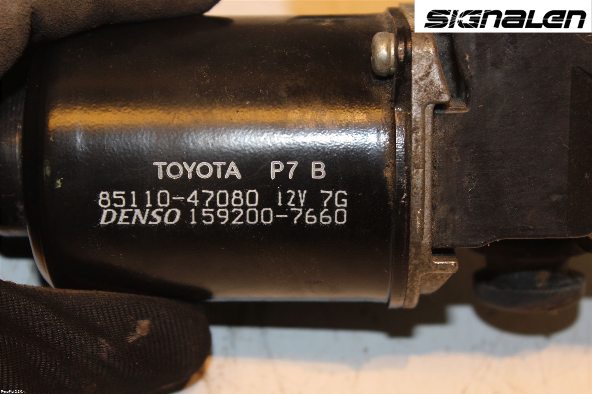 Toyota PRIUS NWH20 04-08 Torkarmotor Vindruta