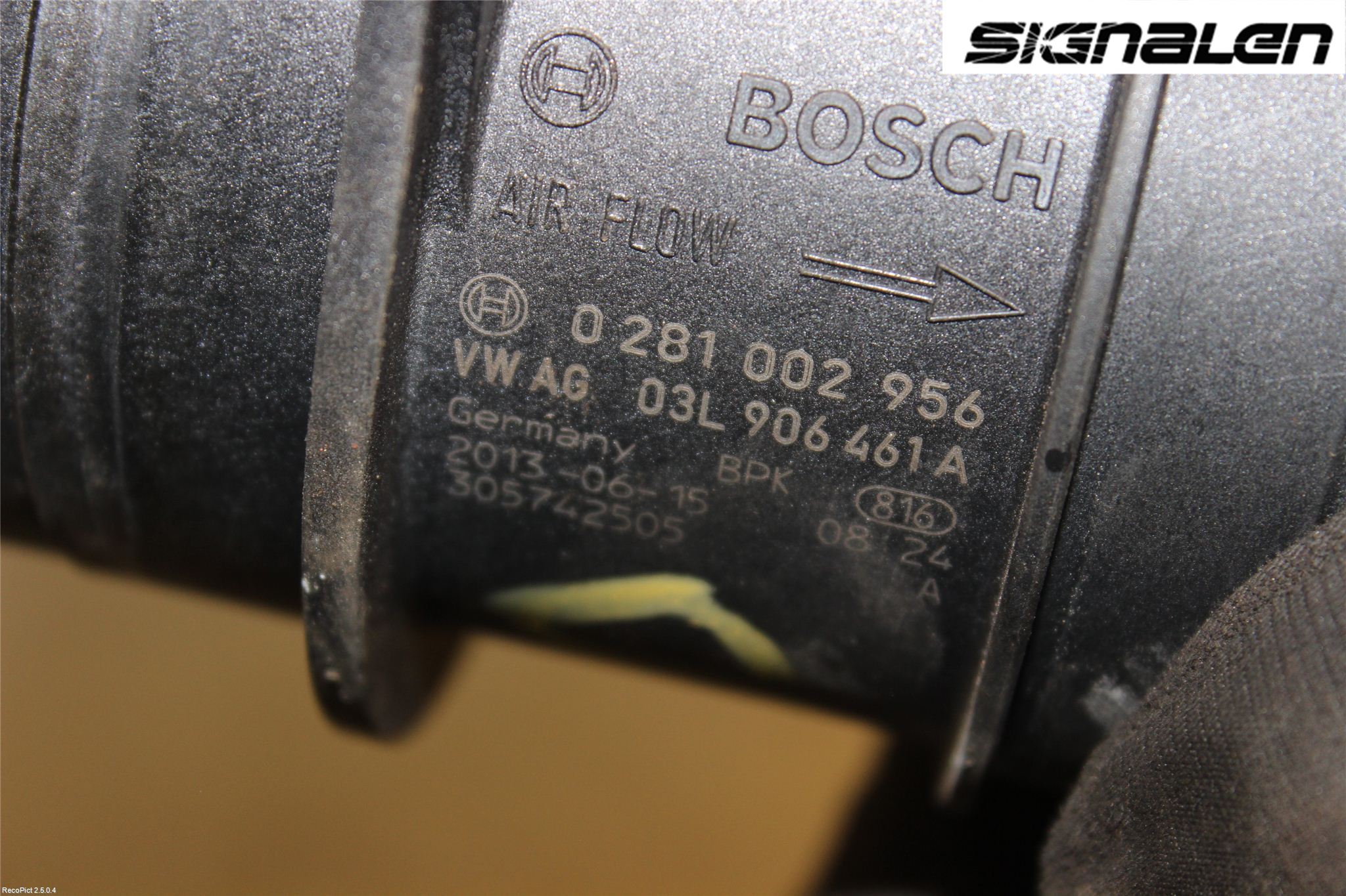 Audi A3/S3 8V 13-20 Injluftmassamätare