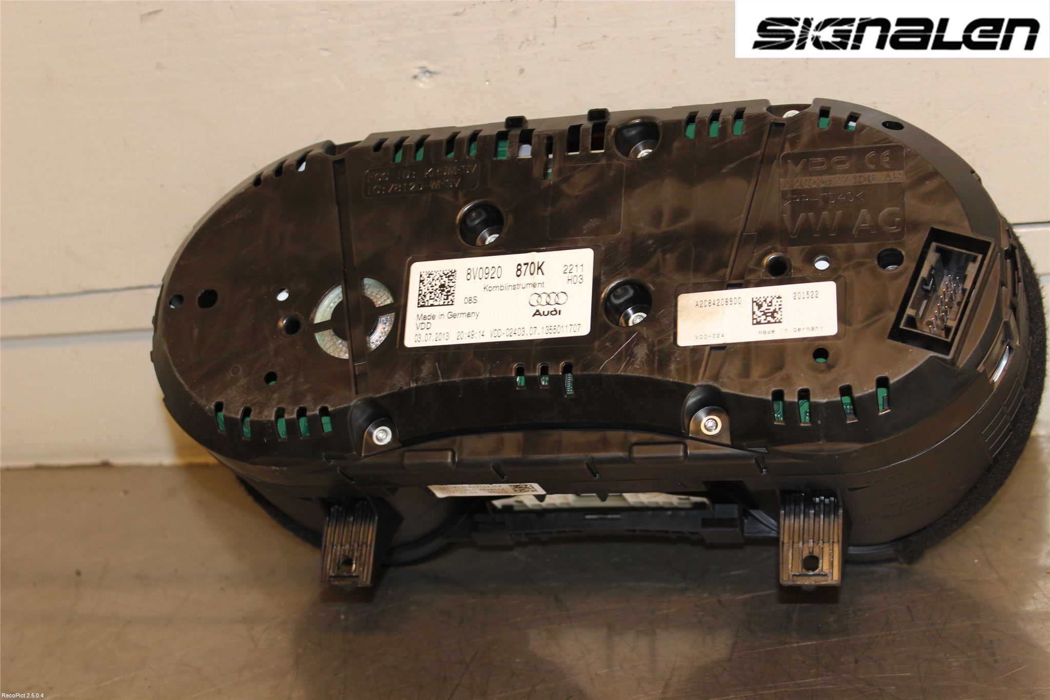 Audi A3/S3 8V 13-20 Instrument Komb