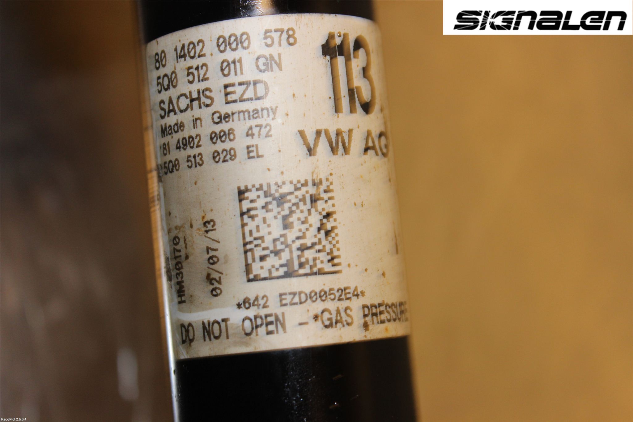 Audi A3/S3 8V 13-20 Stötdämpare Bak