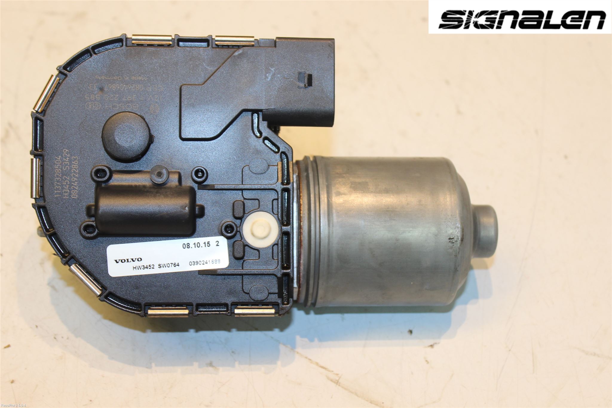 Volvo V50 08-12 Torkarmotor Vindruta