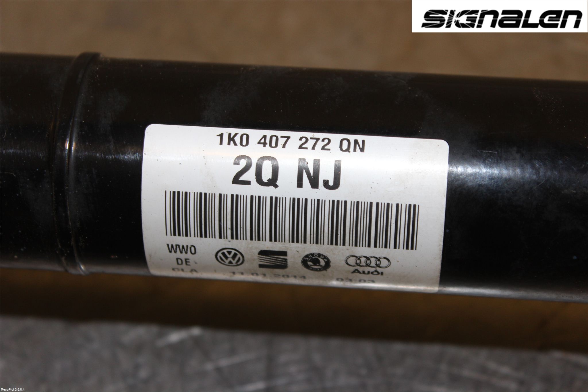 Volkswagen VW GOLF / E-GOLF VII 13-20 Drivaxel Fram Höger