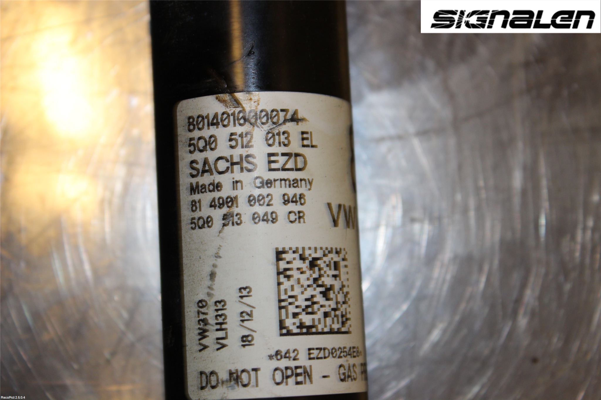 Volkswagen VW GOLF / E-GOLF VII 13-20 Stötdämpare Bak