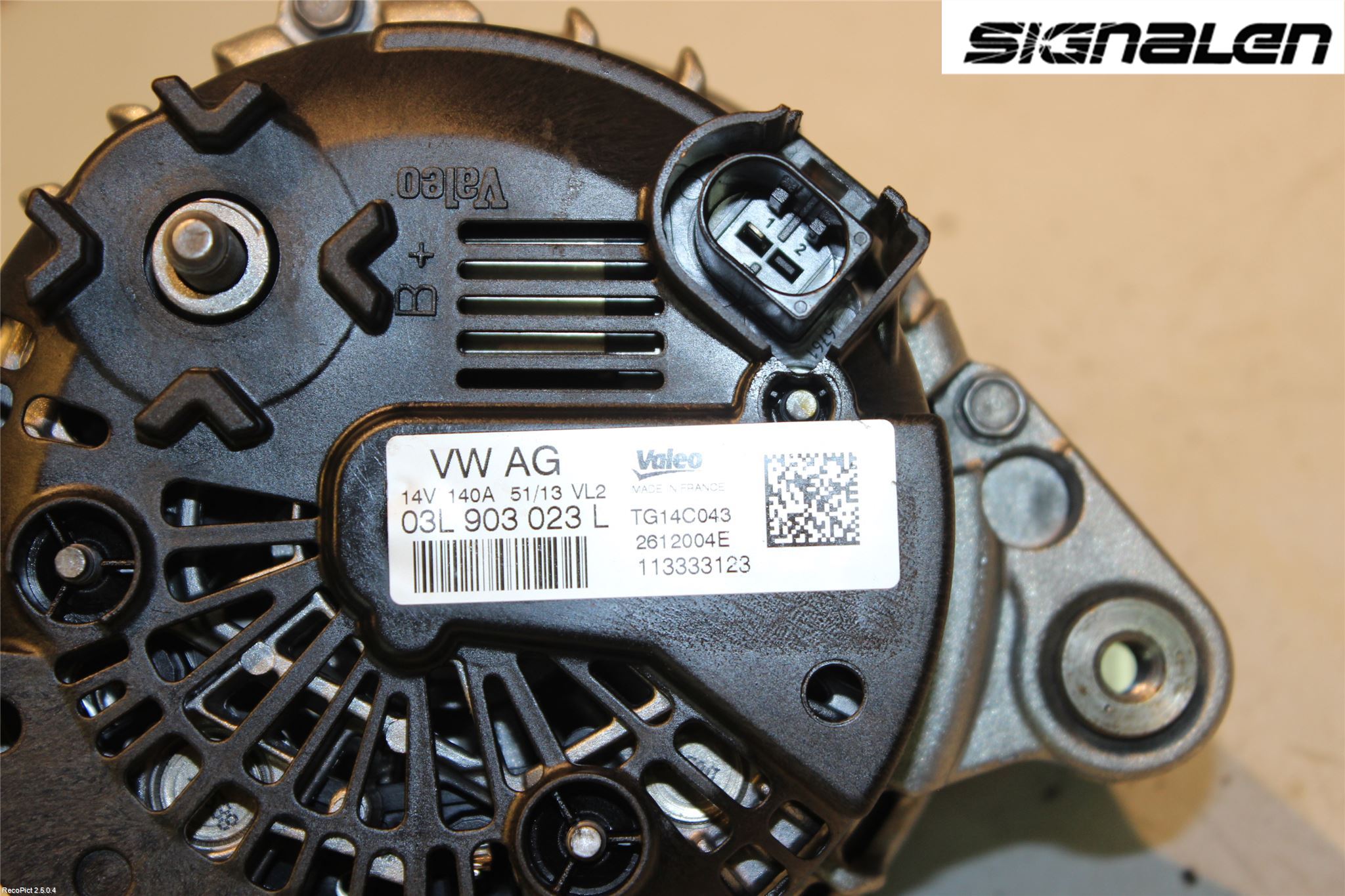 Volkswagen VW GOLF / E-GOLF VII 13-20 Generator