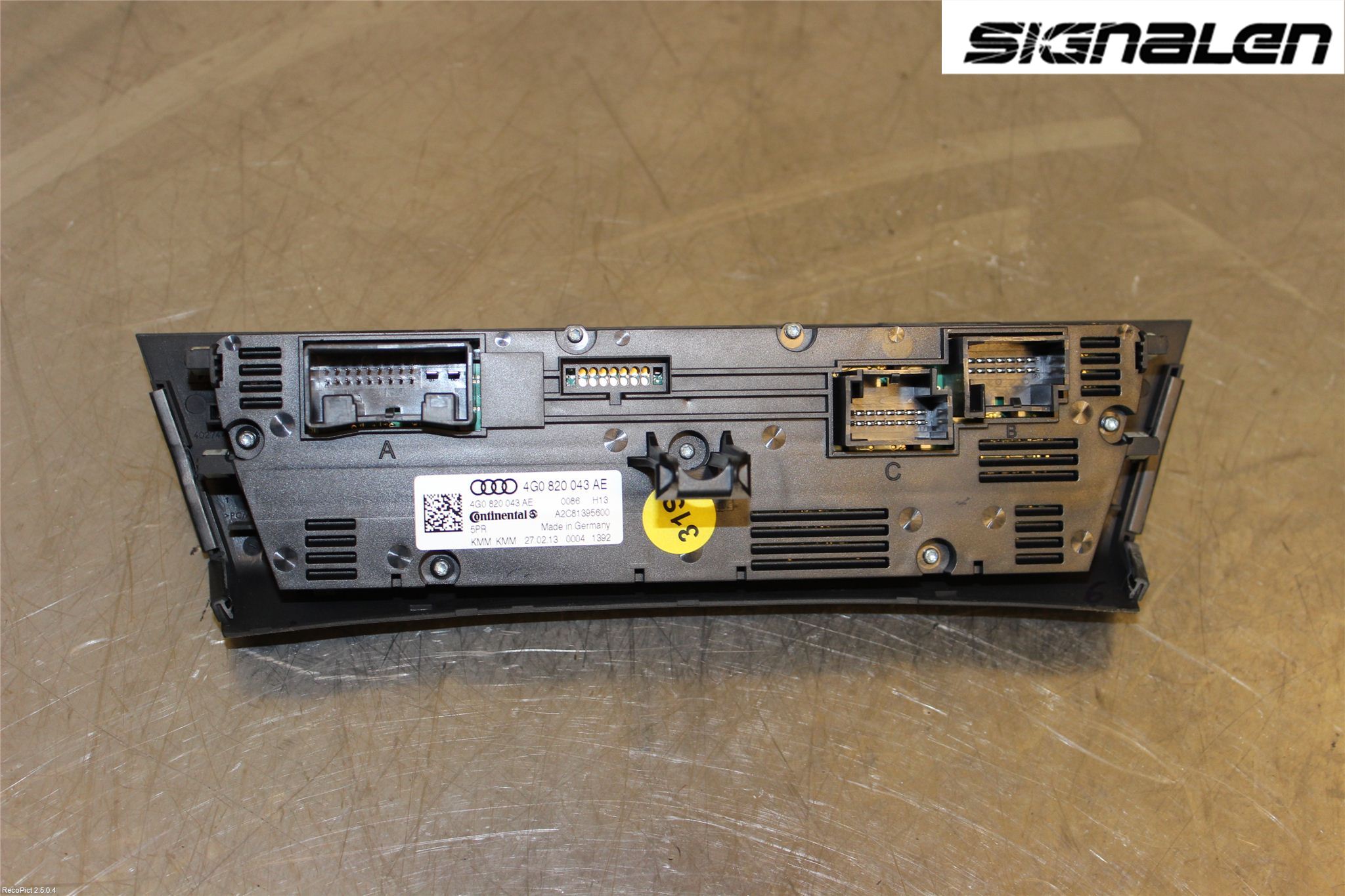 Audi A6/S6 4G 11-18 Ac Styrenhet Ac Manöveren