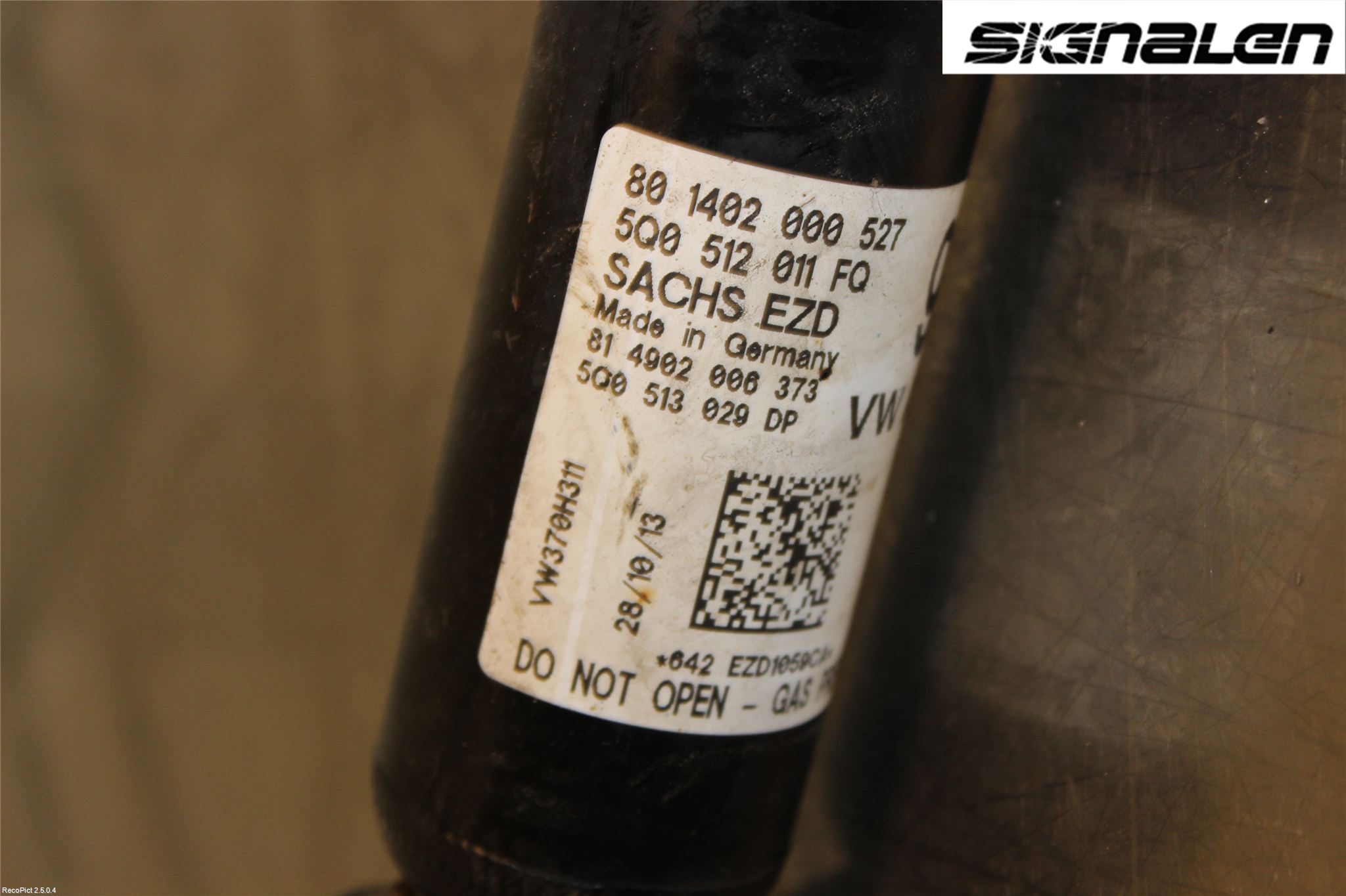 Volkswagen VW GOLF / E-GOLF VII 13-20 Stötdämpare Bak