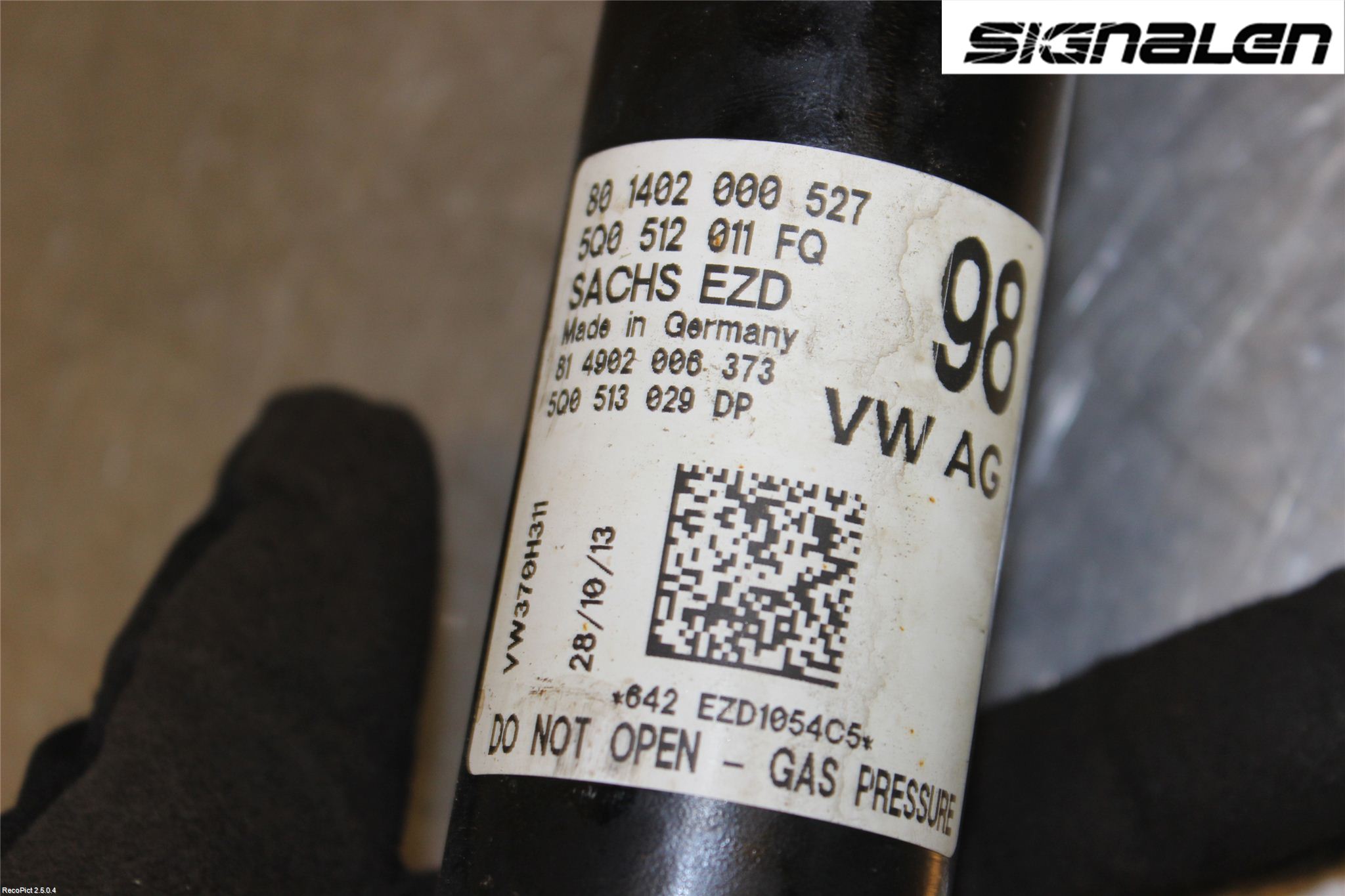 Volkswagen VW GOLF / E-GOLF VII 13-20 Stötdämpare Bak