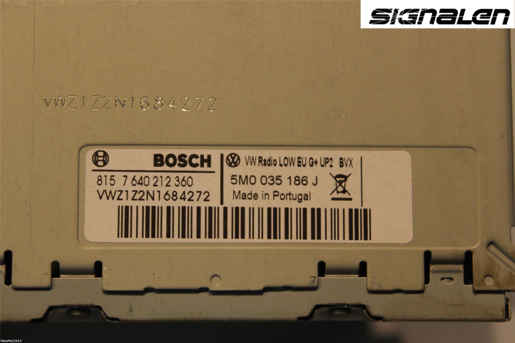 Volkswagen VW POLO 10-17 Cd Radio - Multimediapanel