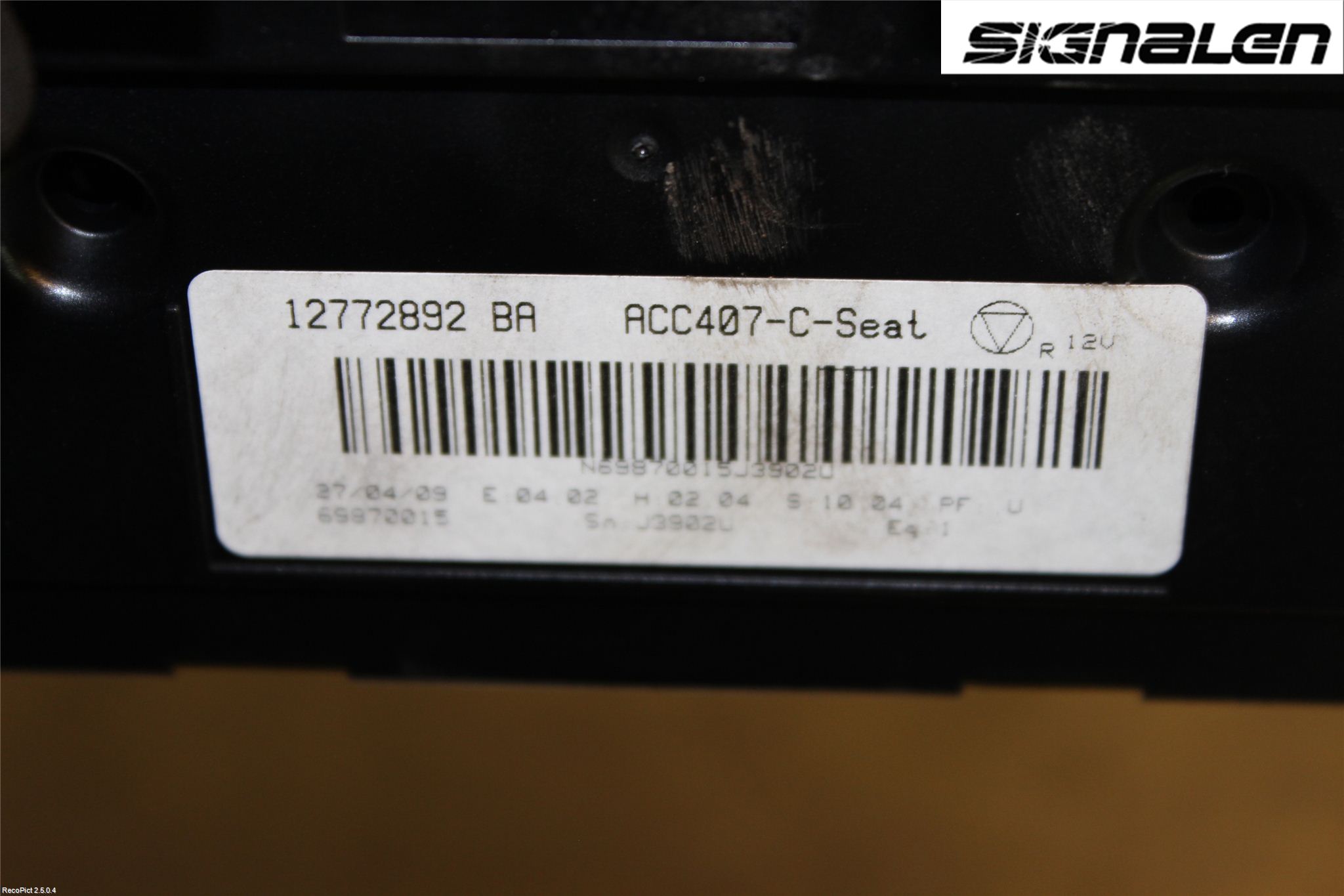 Saab 9-3 VER2/VER3 08-15 Ac Styrenhet Ac Manöveren