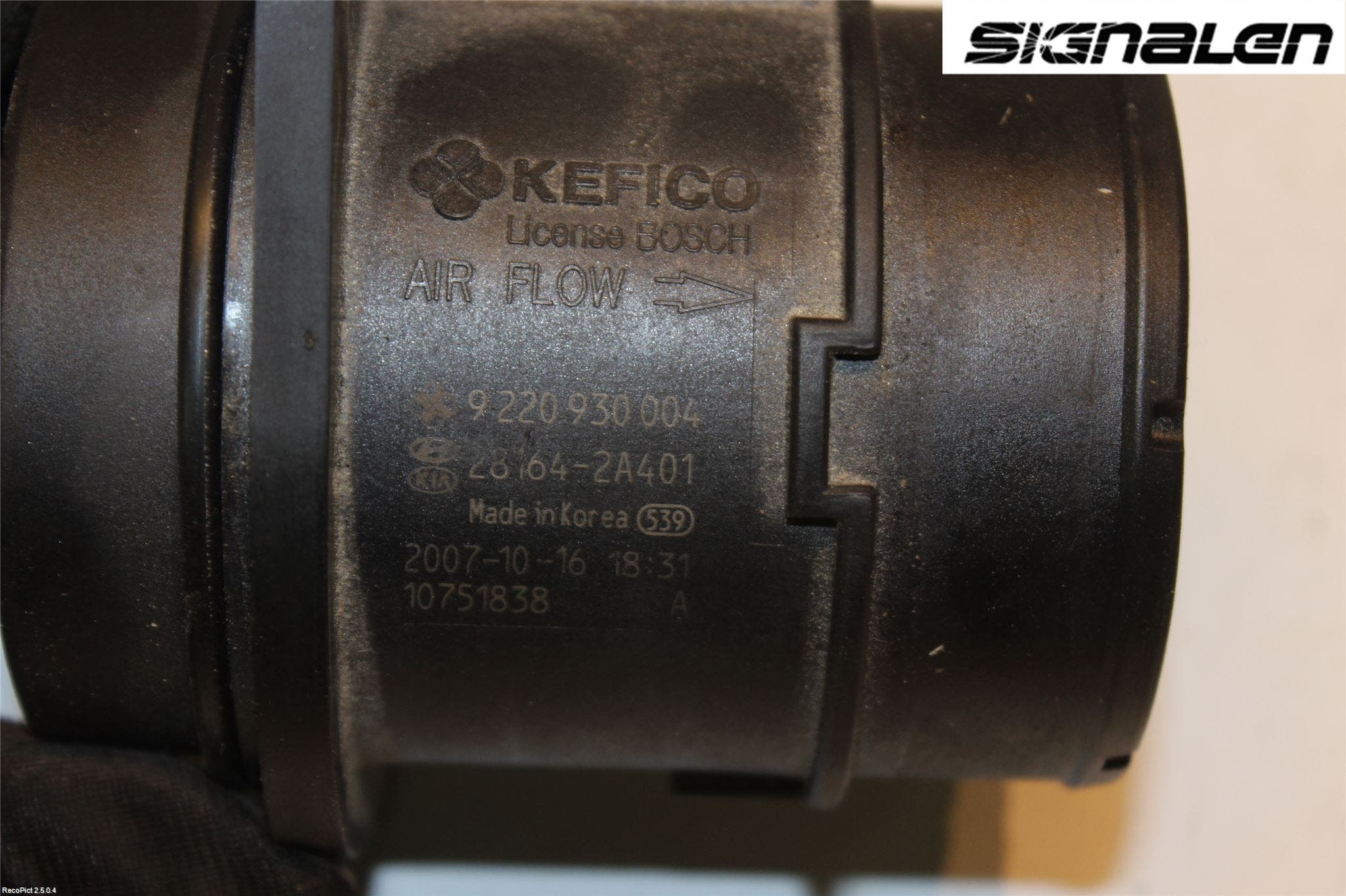 Hyundai i30 FD 07-12 Injluftmassamätare