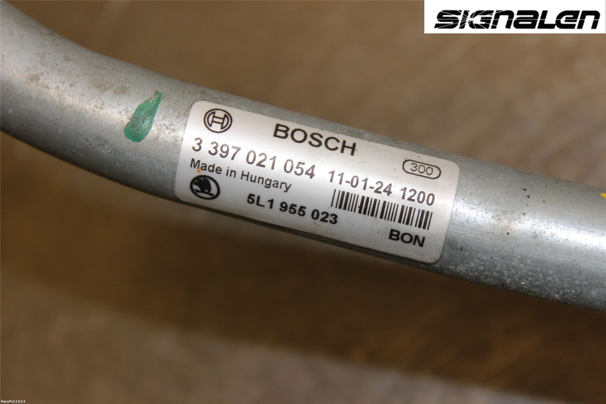 Skoda YETI Torkarmekanism Vindruta