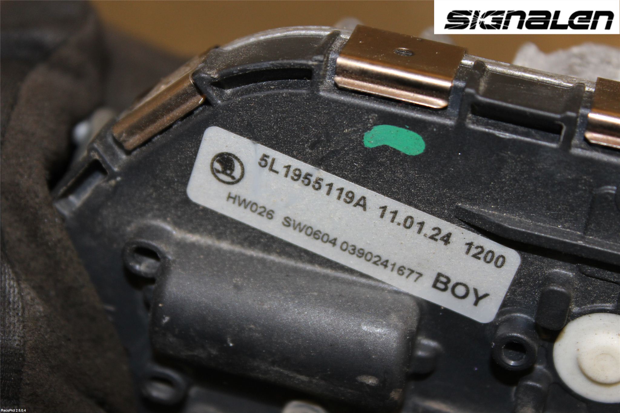 Skoda YETI Torkarmotor Vindruta