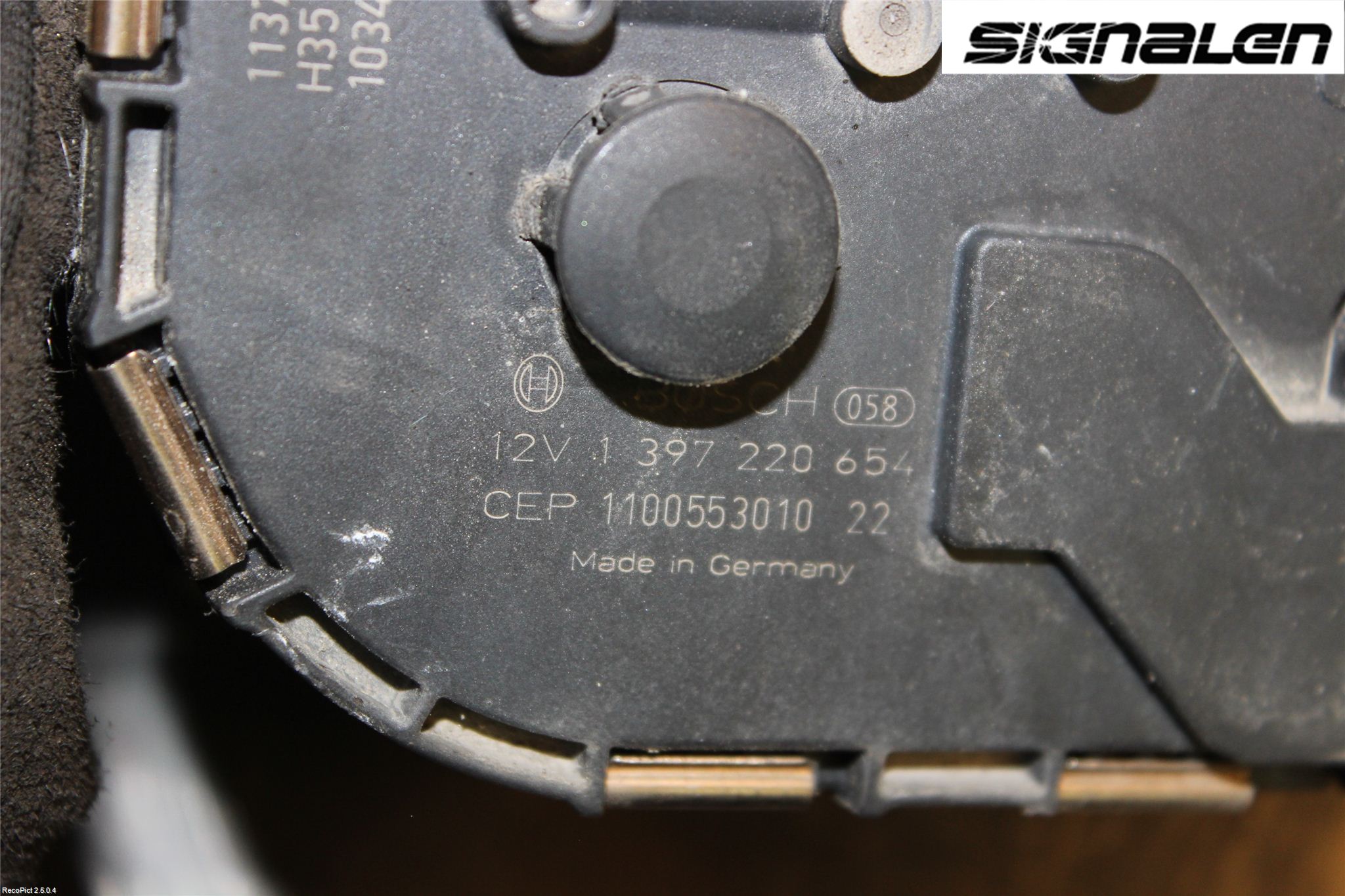 Skoda YETI Torkarmotor Vindruta