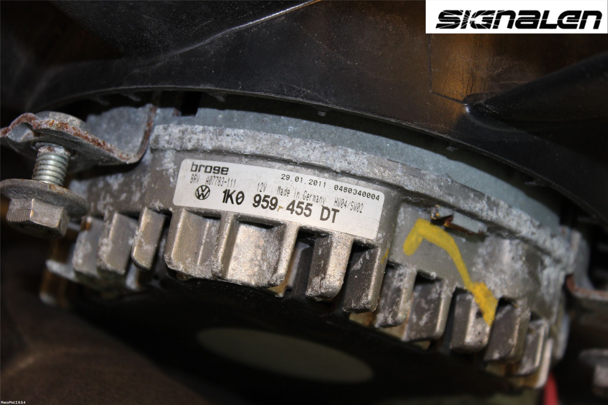 Skoda YETI Kylfläkt El