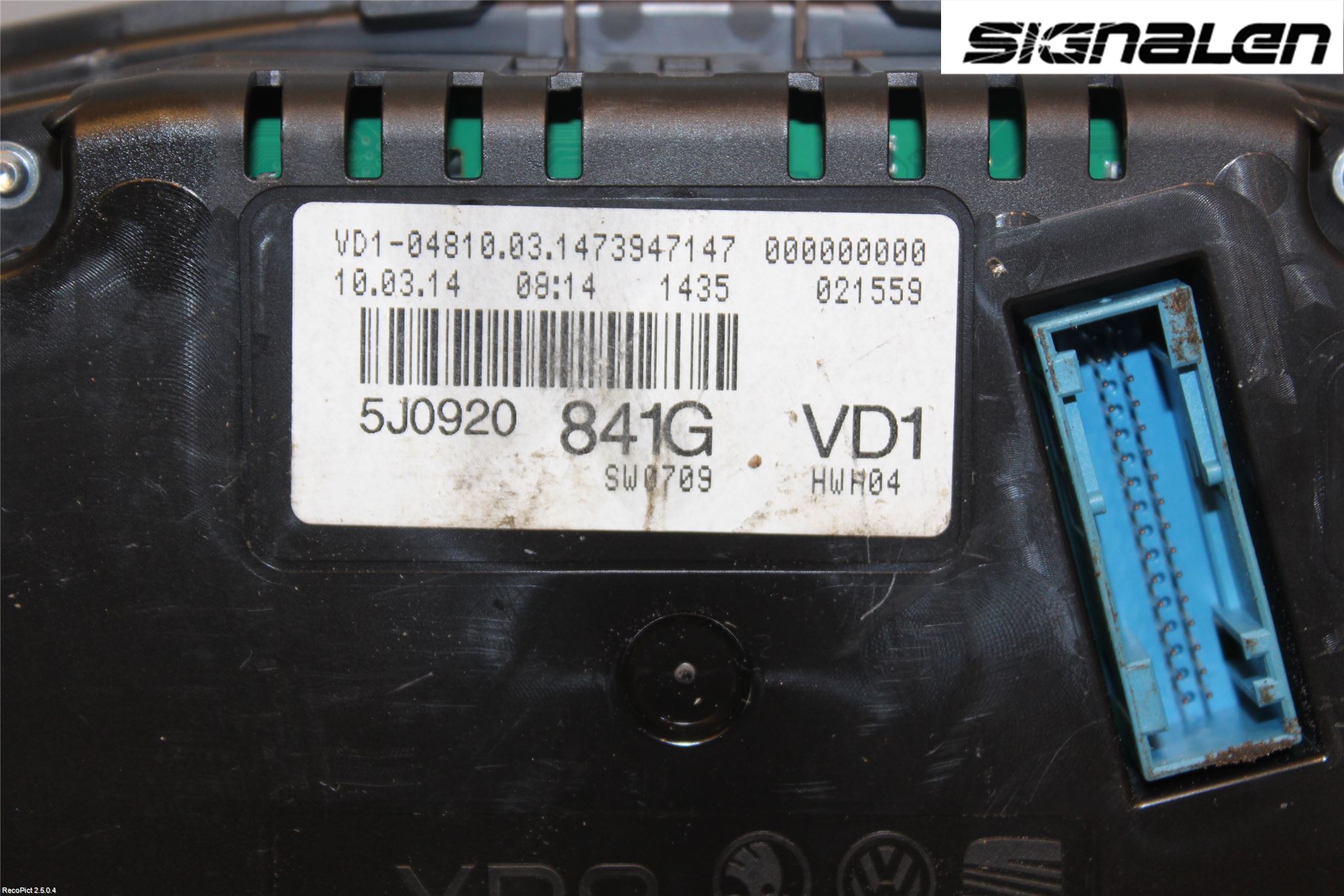 Skoda FABIA 07-14 Instrument Komb