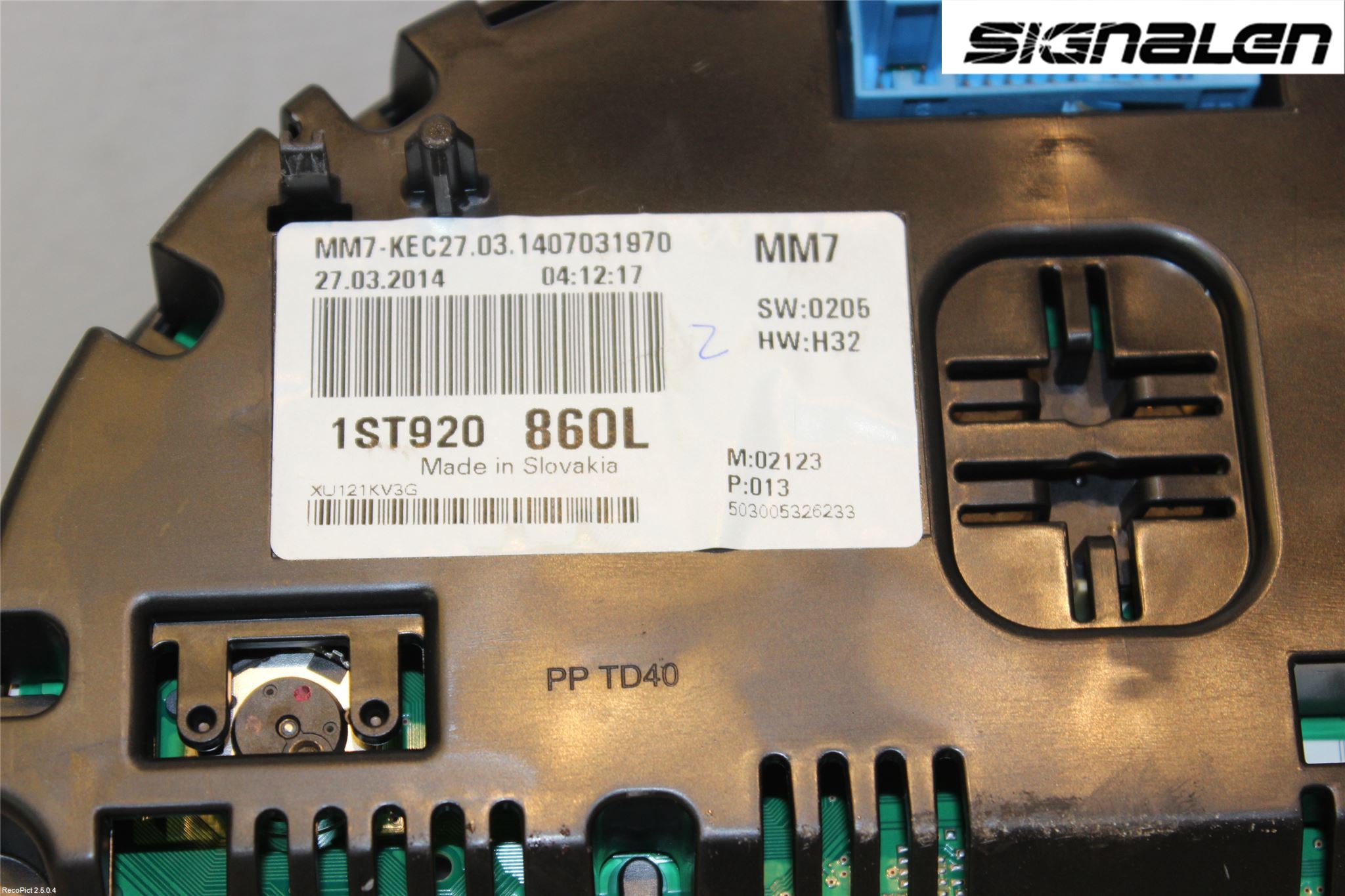 Skoda CITIGO / CITIGO E IV Instrument Komb