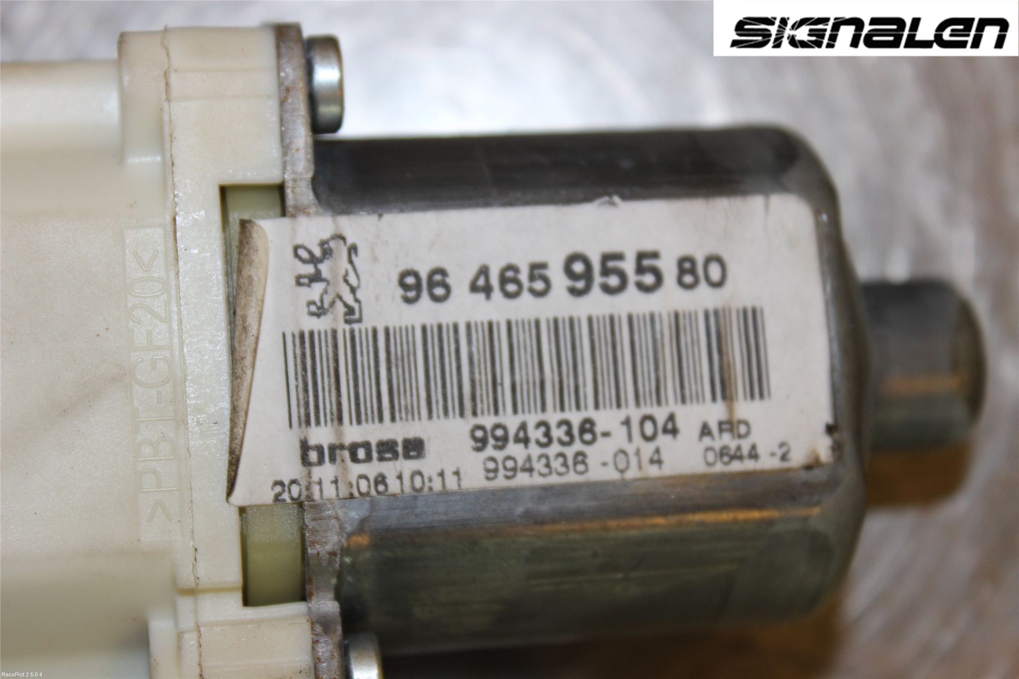 Peugeot 407 Fönsterhissmotor