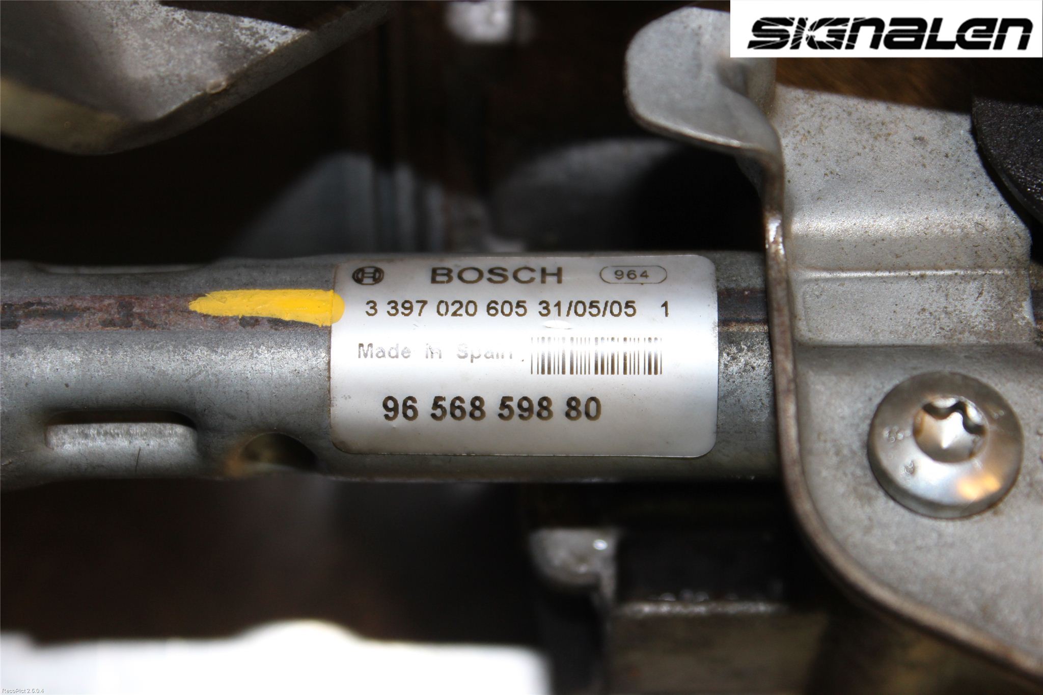 Peugeot 407 Torkarmotor Vindruta