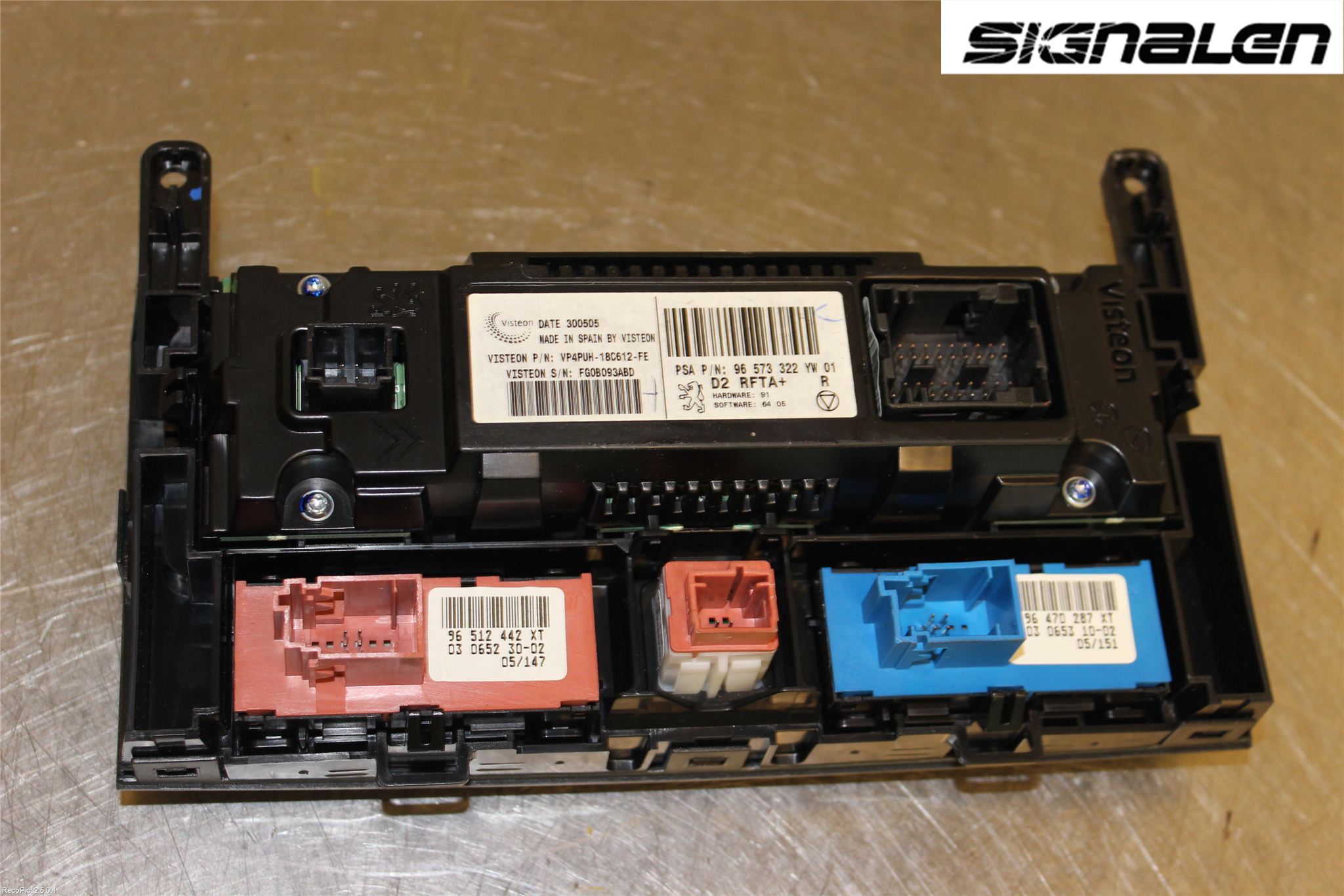 Peugeot 407 Ac Styrenhet Ac Manöveren