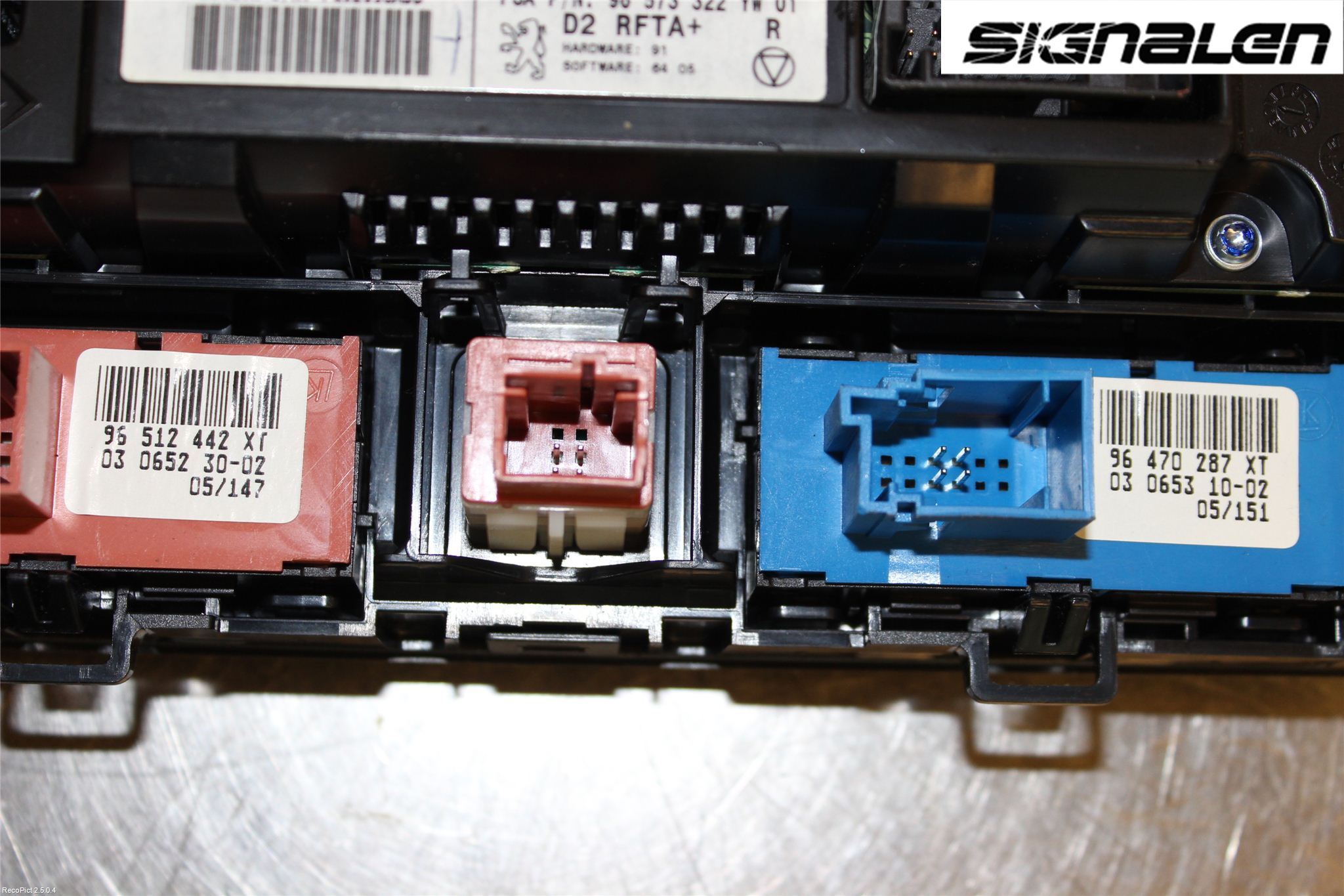 Peugeot 407 Ac Styrenhet Ac Manöveren