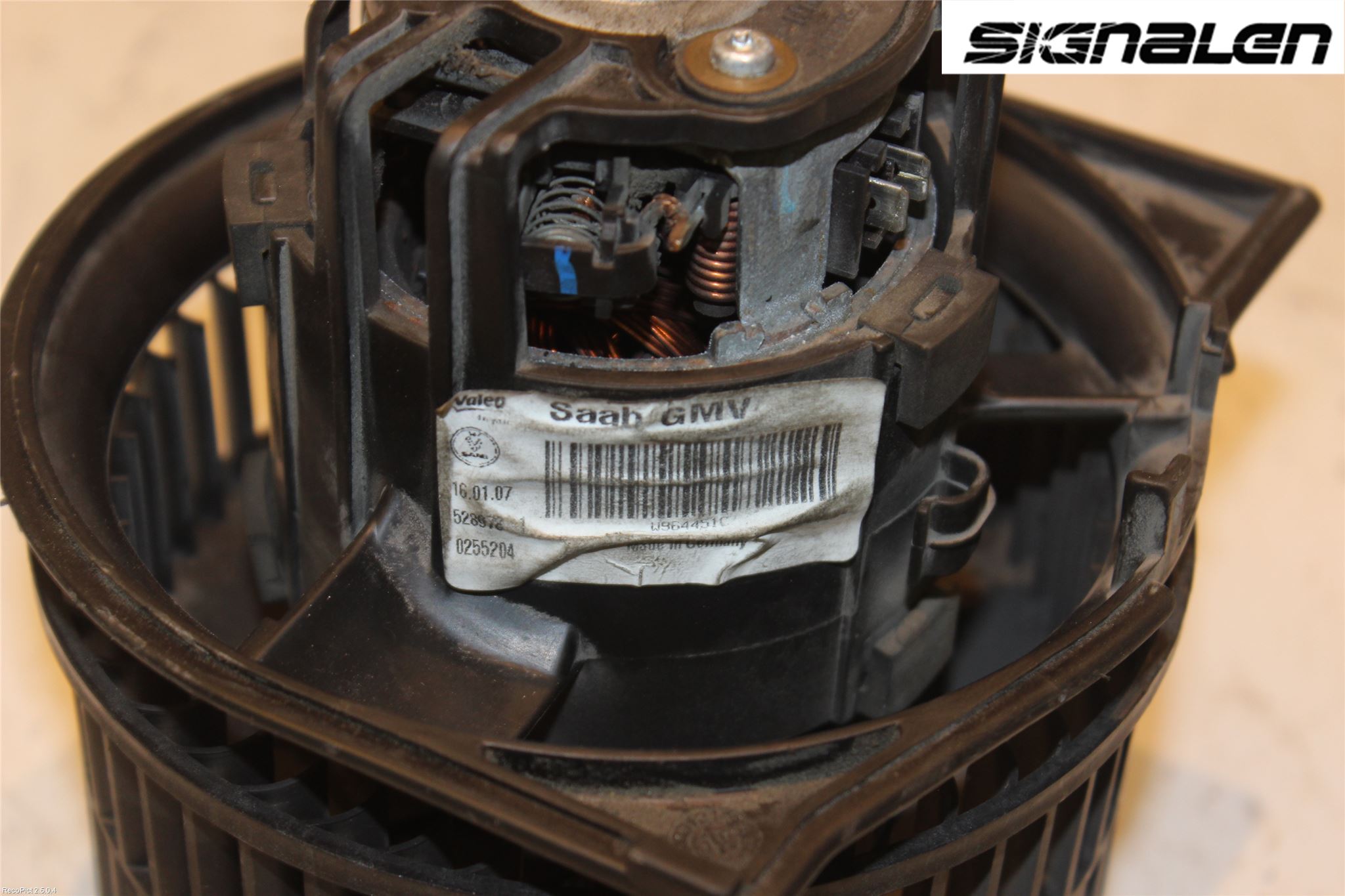 Saab 9-5     06-10 Värmefläkt