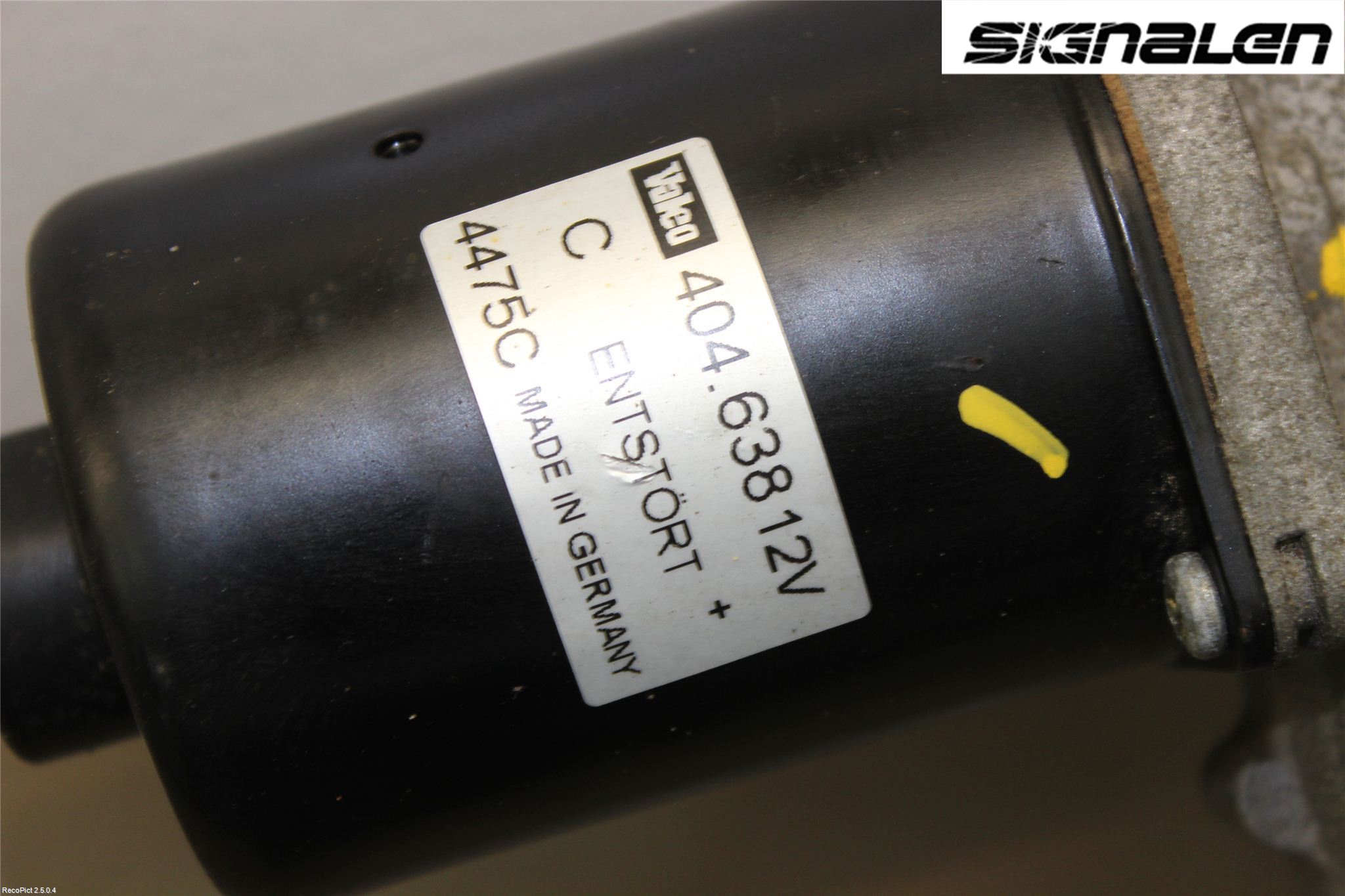 Peugeot 307     05-08 Torkarmotor Vindruta