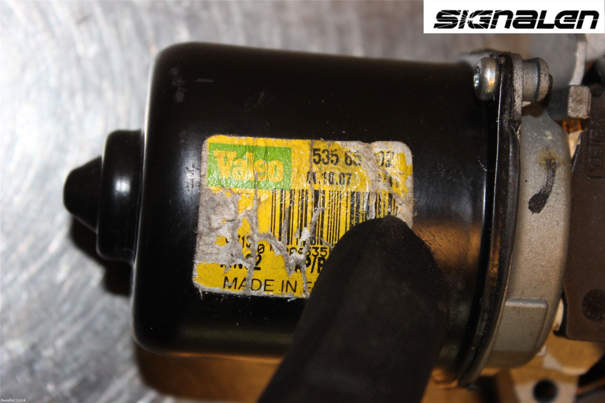 Peugeot 107 Torkarmotor Vindruta