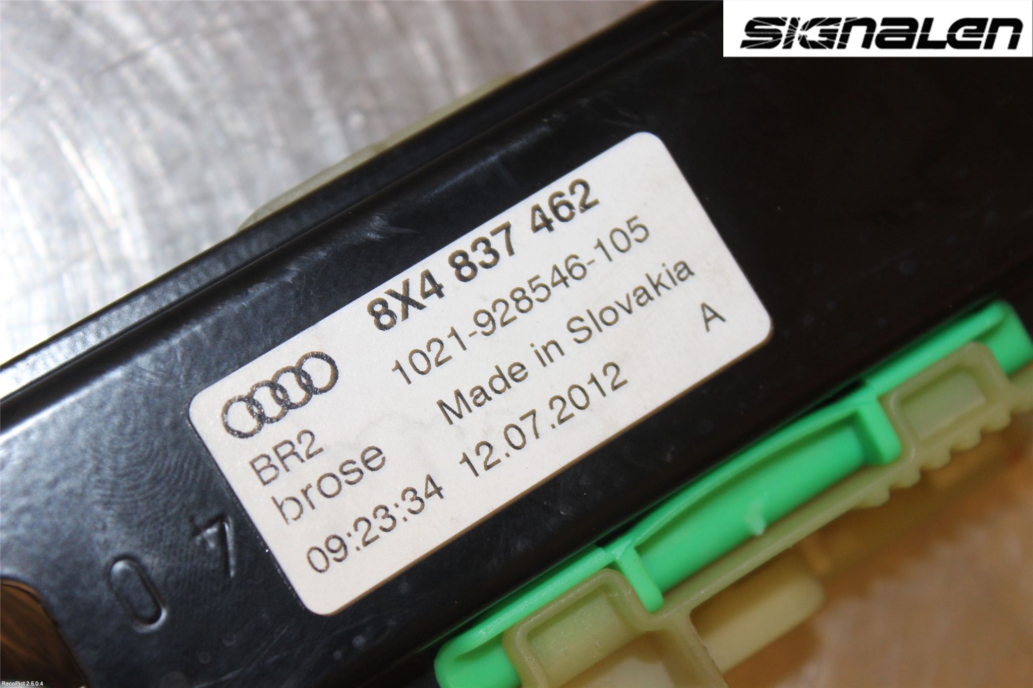 Audi A1/S1 11-18 Fönsterhissmekanism