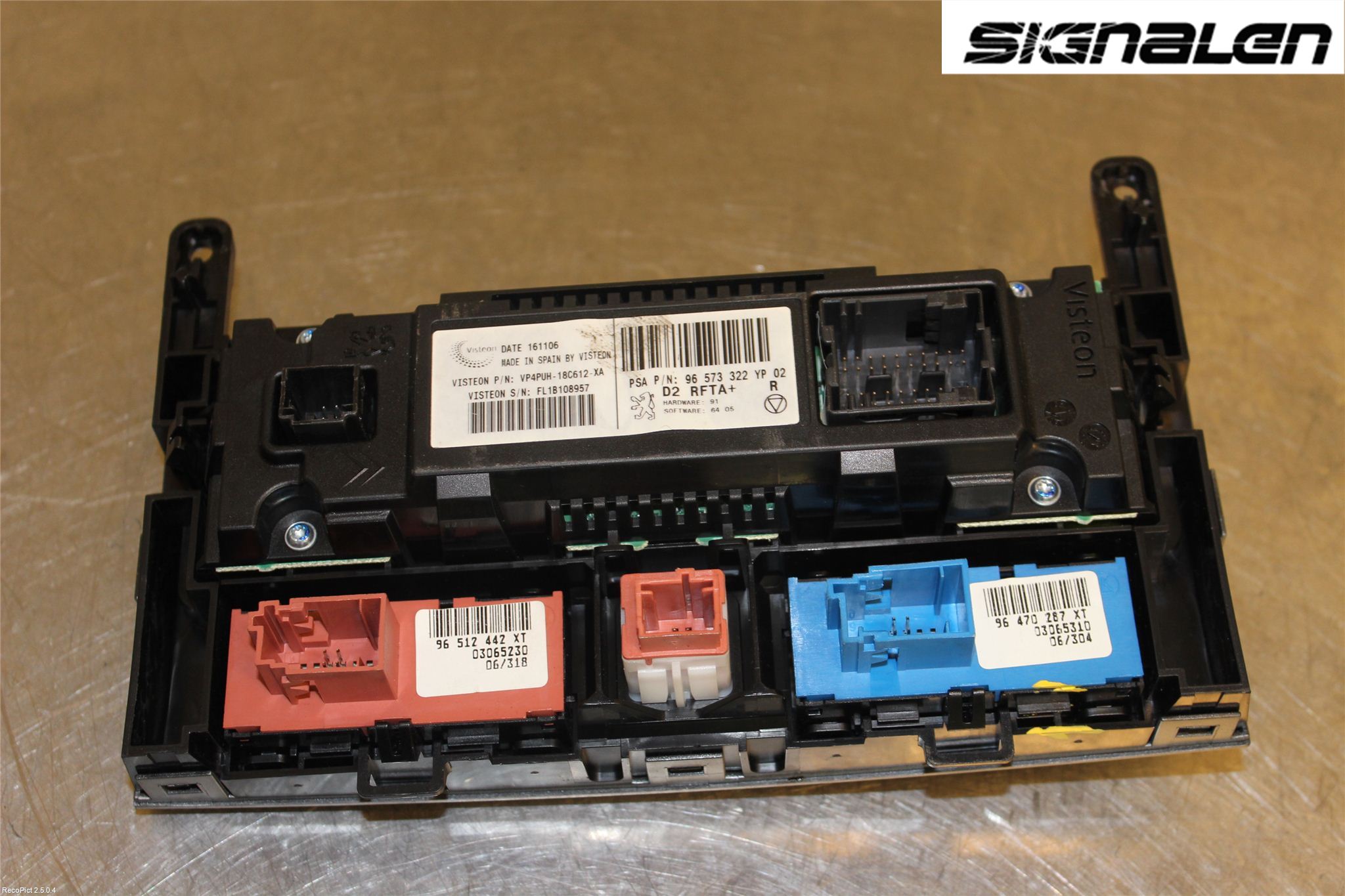 Peugeot 407 Ac Styrenhet Ac Manöveren