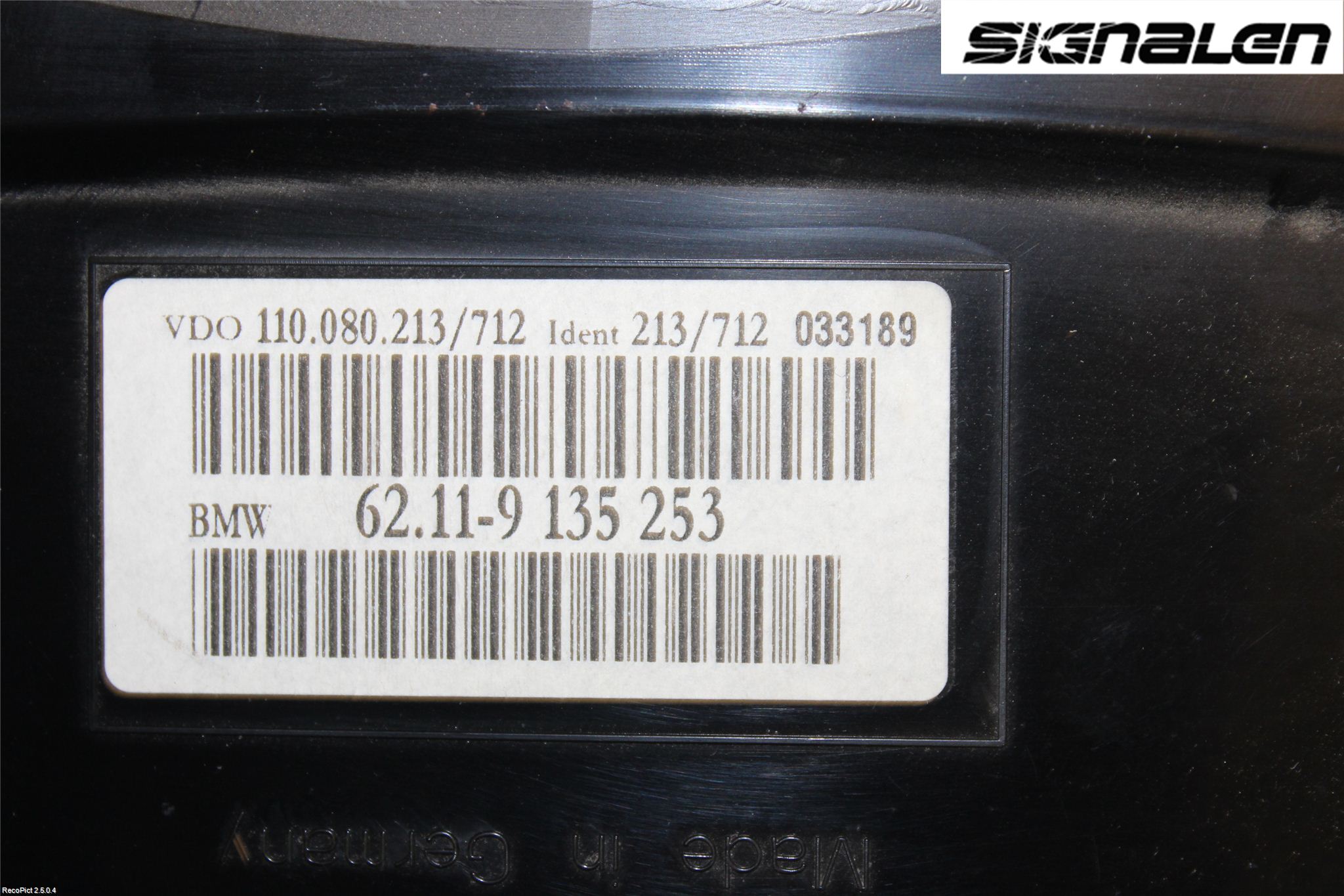 BMW 5 E60/61 Sed/Tou 02-10 Instrument Komb